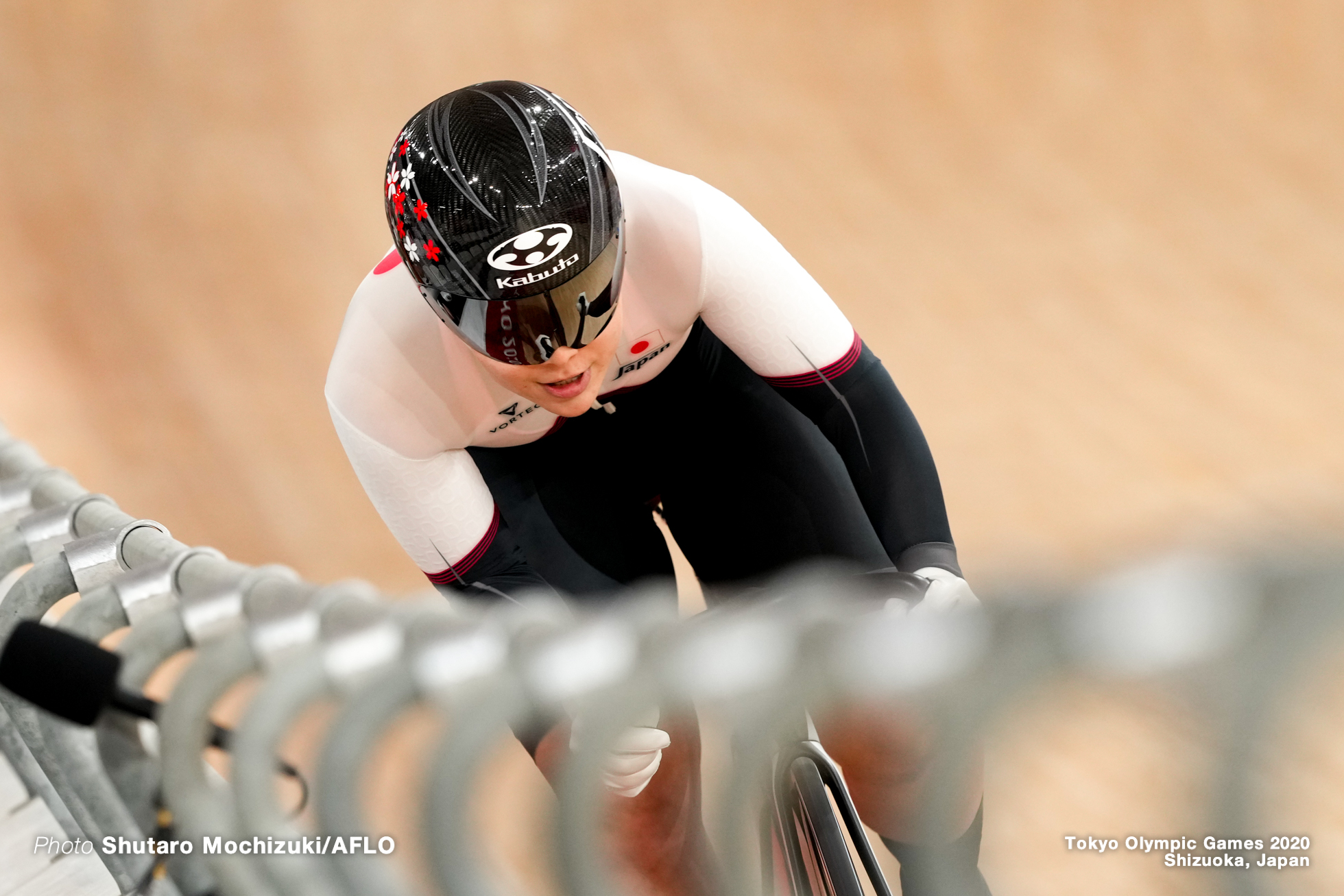 小林優香 Yuka Kobayashi (JPN), Women's Sprint Qualifying AUGUST 6, 2021 - Cycling : during the Tokyo 2020 Olympic Games at the Izu Velodrome in Shizuoka, Japan. (Photo by Shutaro Mochizuki/AFLO)