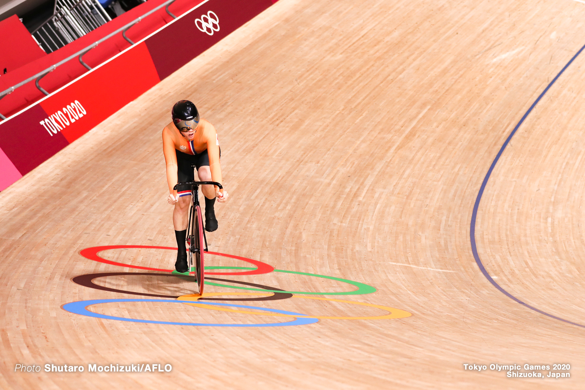 シェーン・ブラスペニンクス Shanne Braspennincx (NED), Women's Sprint Quarter-Final AUGUST 7, 2021 - Cycling : during the Tokyo 2020 Olympic Games at the Izu Velodrome in Shizuoka, Japan. (Photo by Shutaro Mochizuki/AFLO)