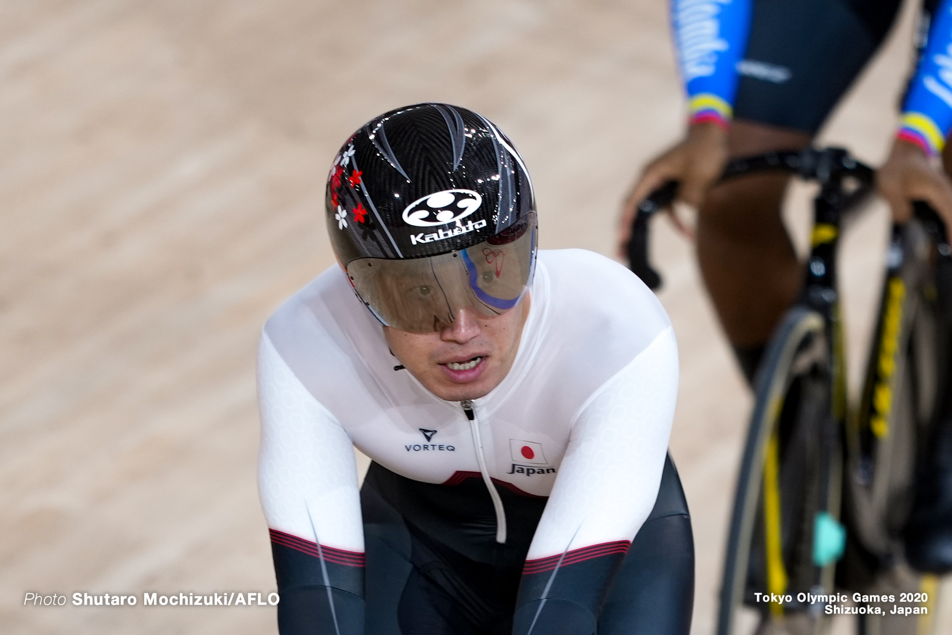 脇本雄太 Yuta Wakimoto (JPN), Men's Keirin 1st Round AUGUST 7, 2021 - Cycling : during the Tokyo 2020 Olympic Games at the Izu Velodrome in Shizuoka, Japan. (Photo by Shutaro Mochizuki/AFLO)