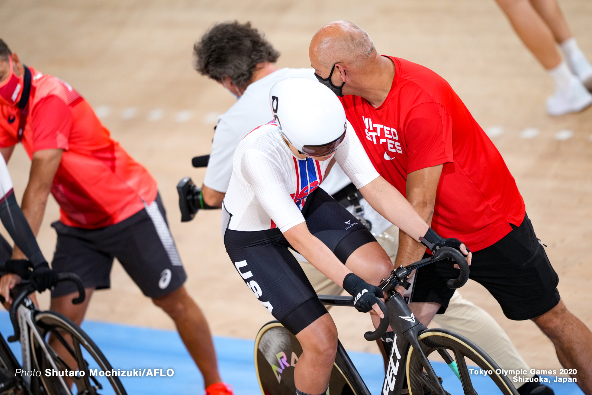 ジェニファー・バレンテ Jennifer Valente (USA), Women's Omnium AUGUST 8, 2021 - Cycling : during the Tokyo 2020 Olympic Games at the Izu Velodrome in Shizuoka, Japan. (Photo by Shutaro Mochizuki/AFLO)