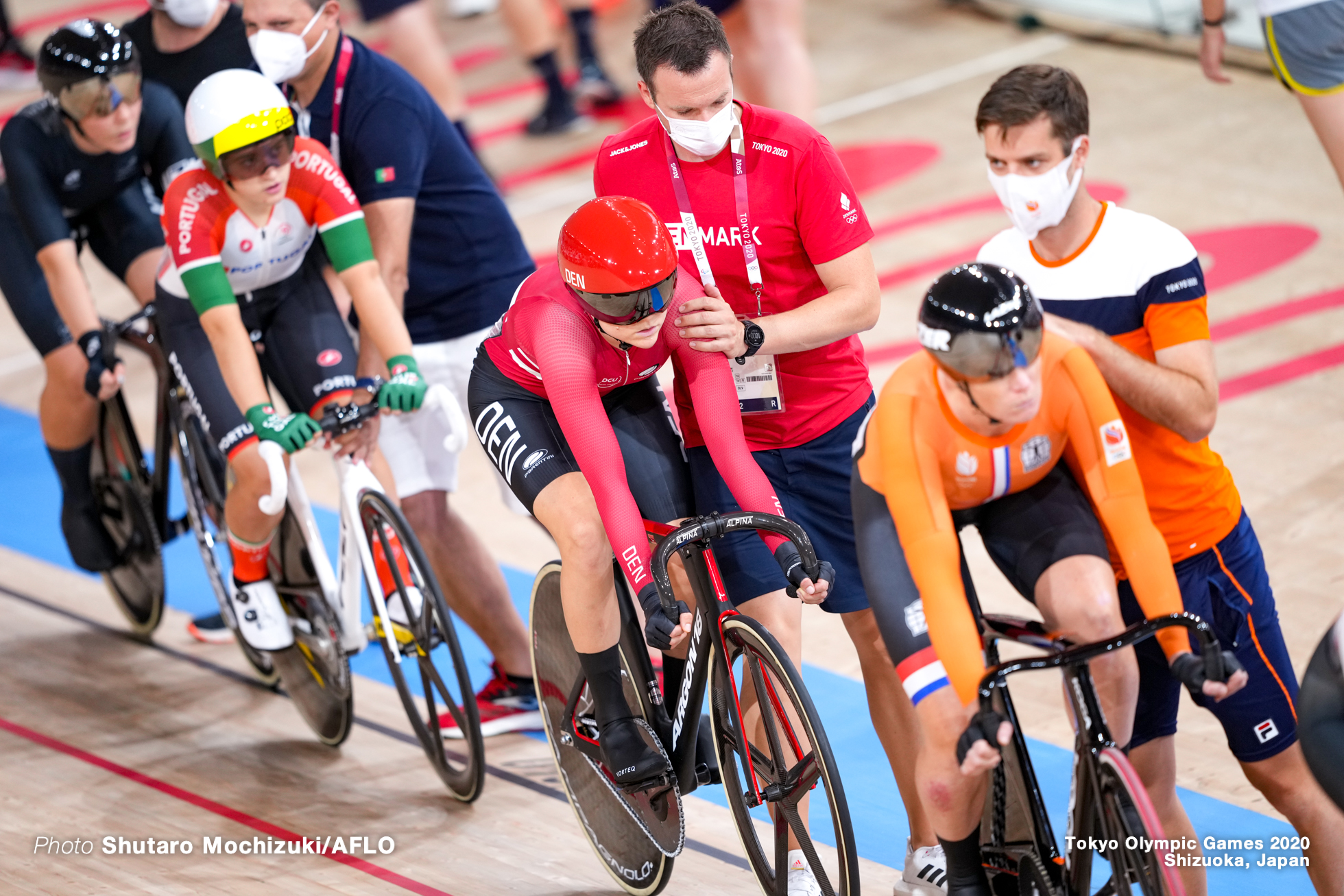 アマリー・ディデリクセン Amalie Dideriksen (DEN), Women's Omnium Scratch Race 1/4 AUGUST 8, 2021 - Cycling : during the Tokyo 2020 Olympic Games at the Izu Velodrome in Shizuoka, Japan. (Photo by Shutaro Mochizuki/AFLO)