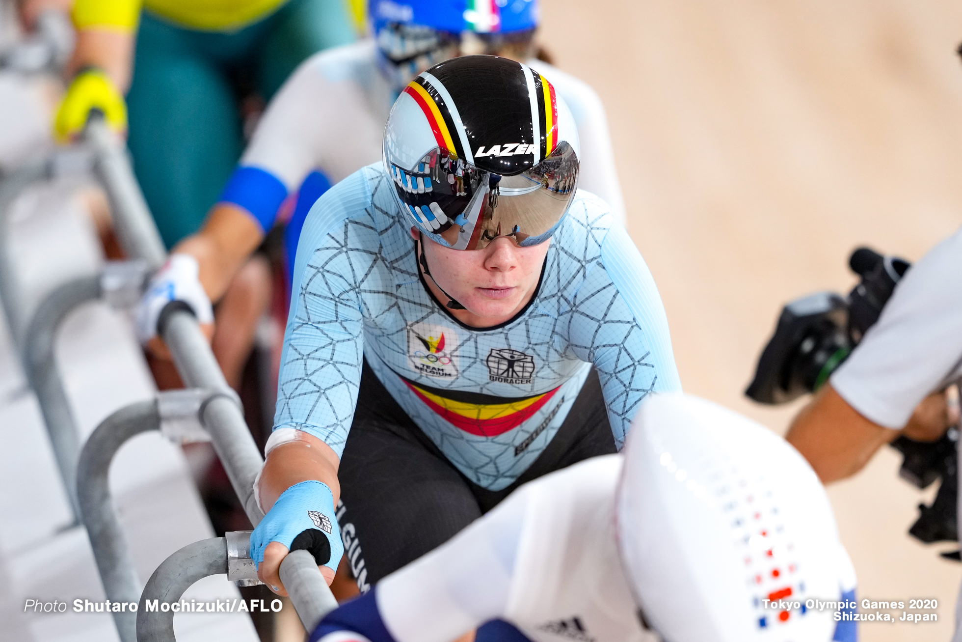 ロッテ・コペツキー Lotte Kopecky (BEL), Women's Omnium Scratch Race 1/4 AUGUST 8, 2021 - Cycling : during the Tokyo 2020 Olympic Games at the Izu Velodrome in Shizuoka, Japan. (Photo by Shutaro Mochizuki/AFLO)