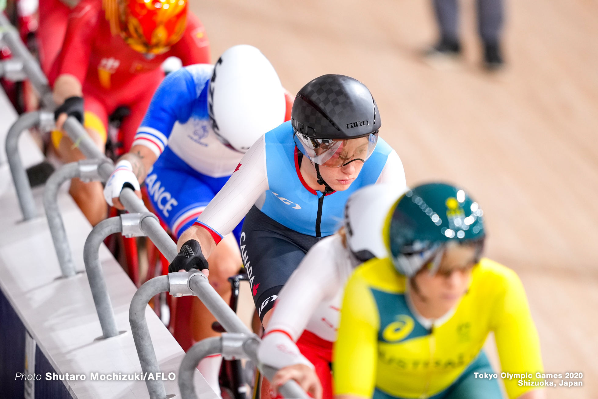 アリソン・ベバレッジ Allison Beveridge (CAN), Women's Omnium Scratch Race 1/4 AUGUST 8, 2021 - Cycling : during the Tokyo 2020 Olympic Games at the Izu Velodrome in Shizuoka, Japan. (Photo by Shutaro Mochizuki/AFLO)