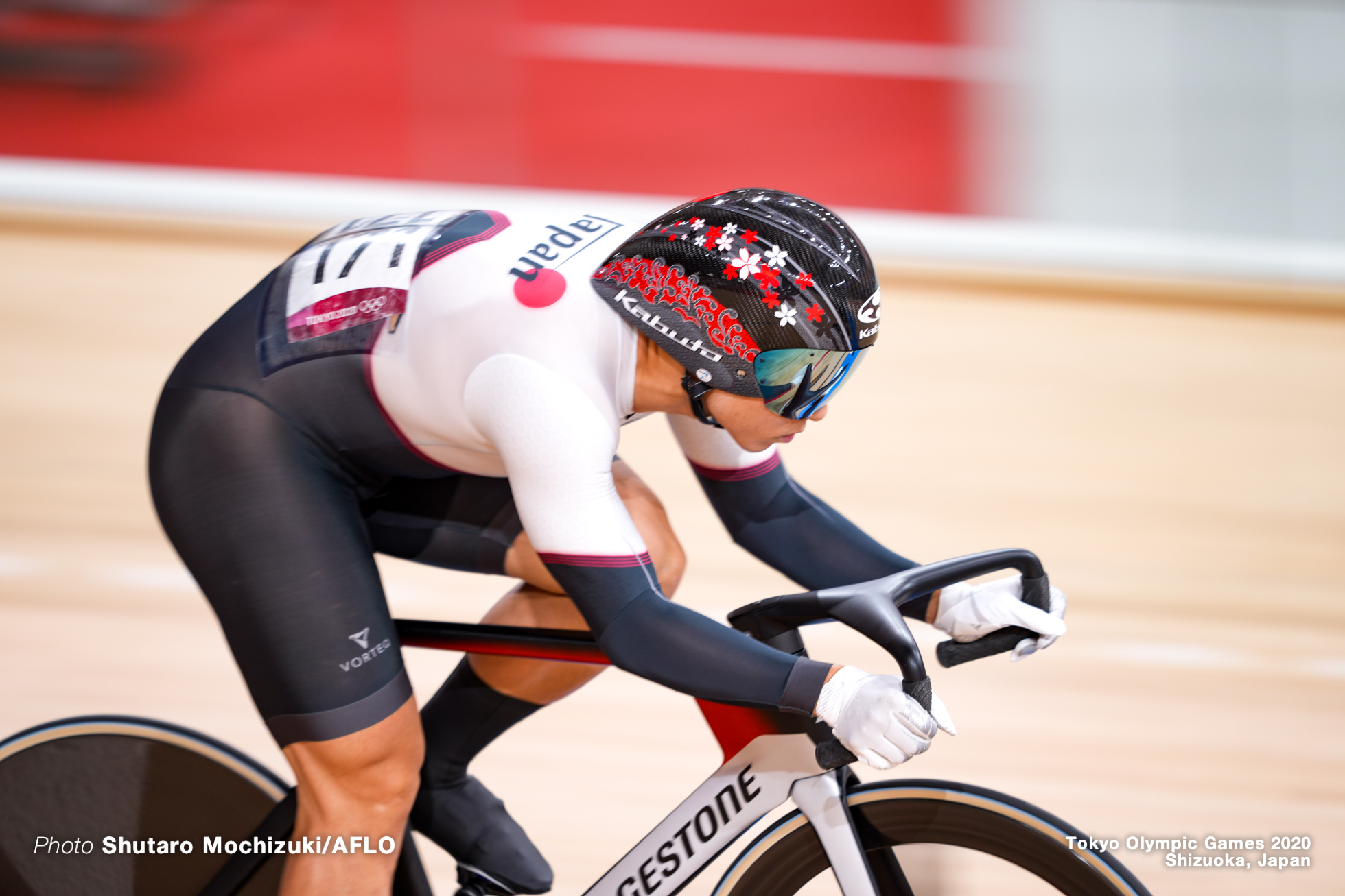 梶原悠未 Yumi Kajihara (JPN), Women's Omnium Tempo Race 2/4 AUGUST 8, 2021 - Cycling : during the Tokyo 2020 Olympic Games at the Izu Velodrome in Shizuoka, Japan. (Photo by Shutaro Mochizuki/AFLO)