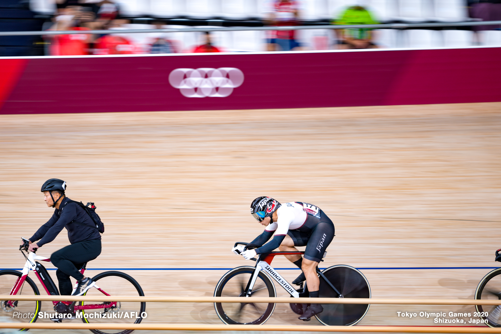 Men's Keirin Quarter-Final 新田祐大 Yudai Nitta (JPN), AUGUST 8, 2021 - Cycling : during the Tokyo 2020 Olympic Games at the Izu Velodrome in Shizuoka, Japan. (Photo by Shutaro Mochizuki/AFLO)