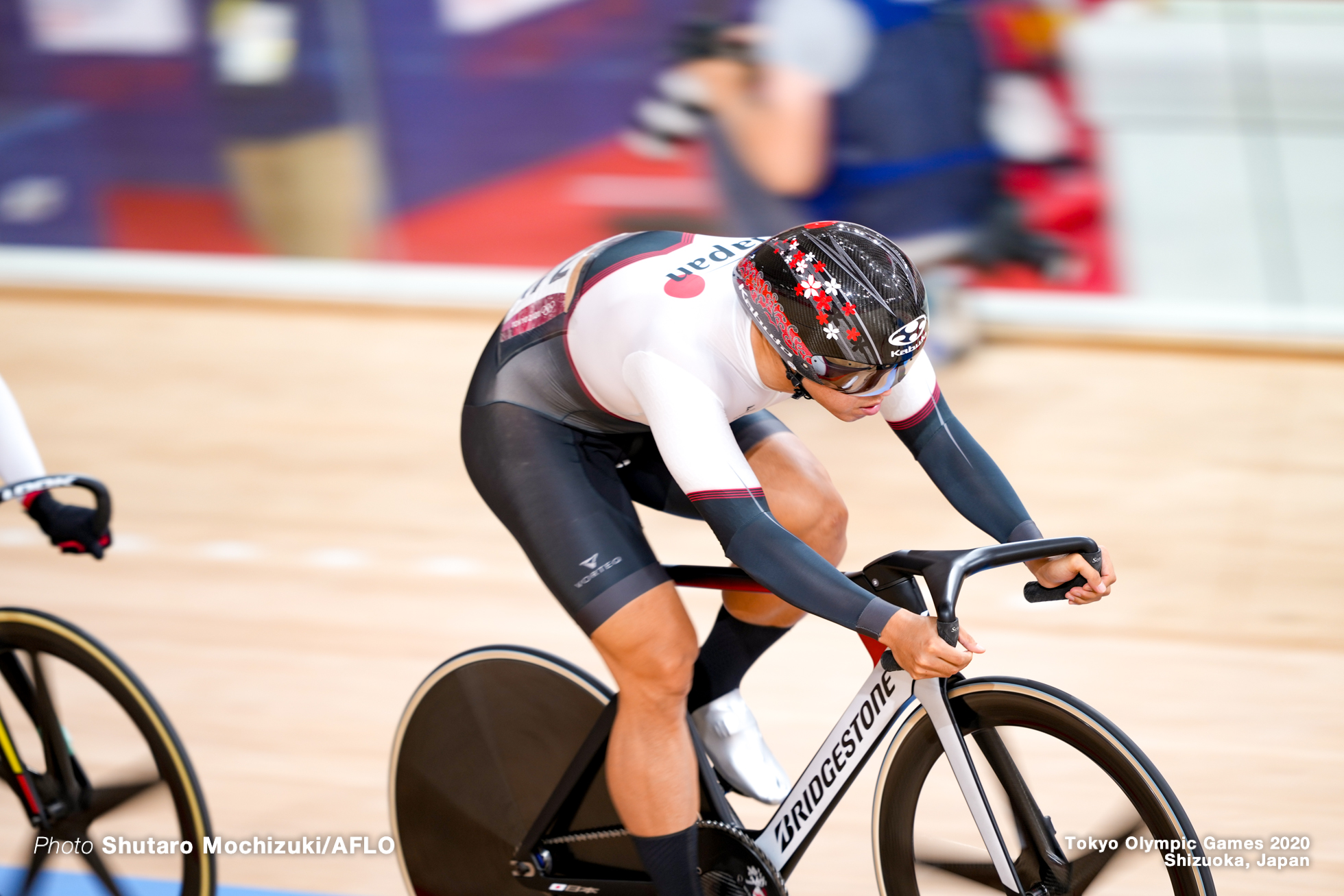 脇本雄太 Yuta Wakimoto (JPN), AUGUST 8, 2021 - Cycling : during the Tokyo 2020 Olympic Games at the Izu Velodrome in Shizuoka, Japan. (Photo by Shutaro Mochizuki/AFLO)