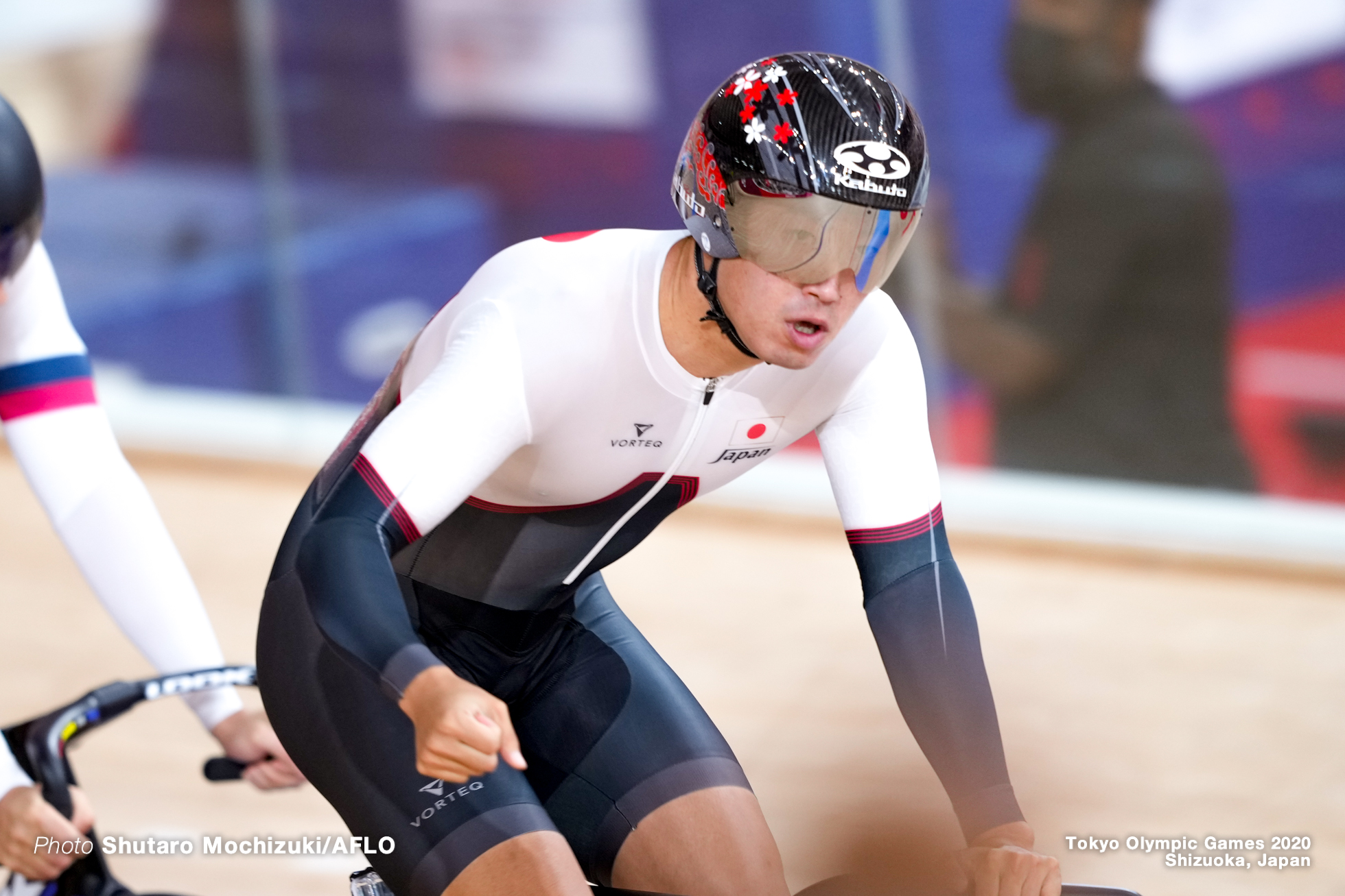 脇本雄太 Yuta Wakimoto (JPN), Men's Keirin Quarter-Final AUGUST 8, 2021 - Cycling : during the Tokyo 2020 Olympic Games at the Izu Velodrome in Shizuoka, Japan. (Photo by Shutaro Mochizuki/AFLO)