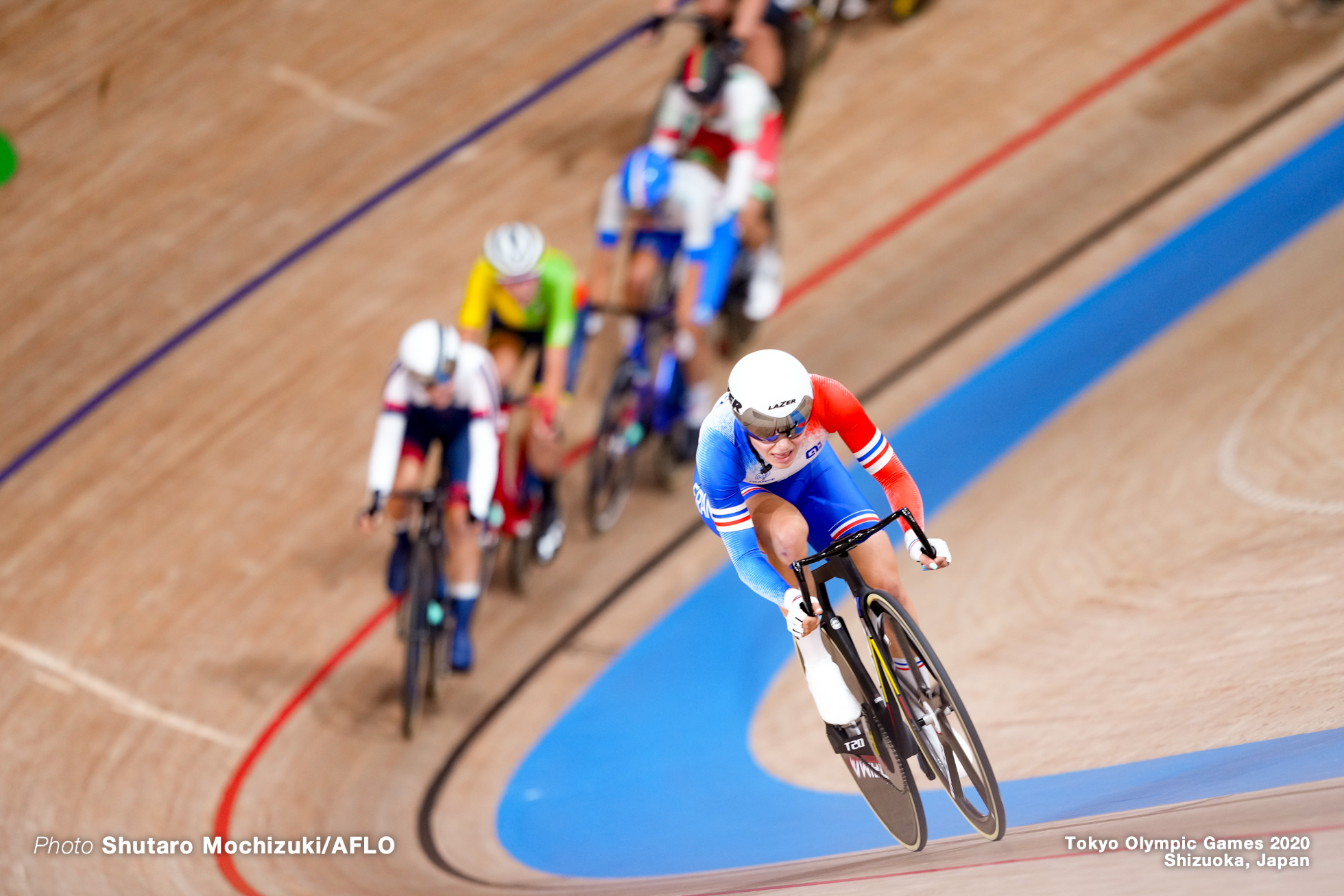 クララ・コッポニ Clara Copponi (FRA), Women's Omnium AUGUST 8, 2021 - Cycling : during the Tokyo 2020 Olympic Games at the Izu Velodrome in Shizuoka, Japan. (Photo by Shutaro Mochizuki/AFLO)