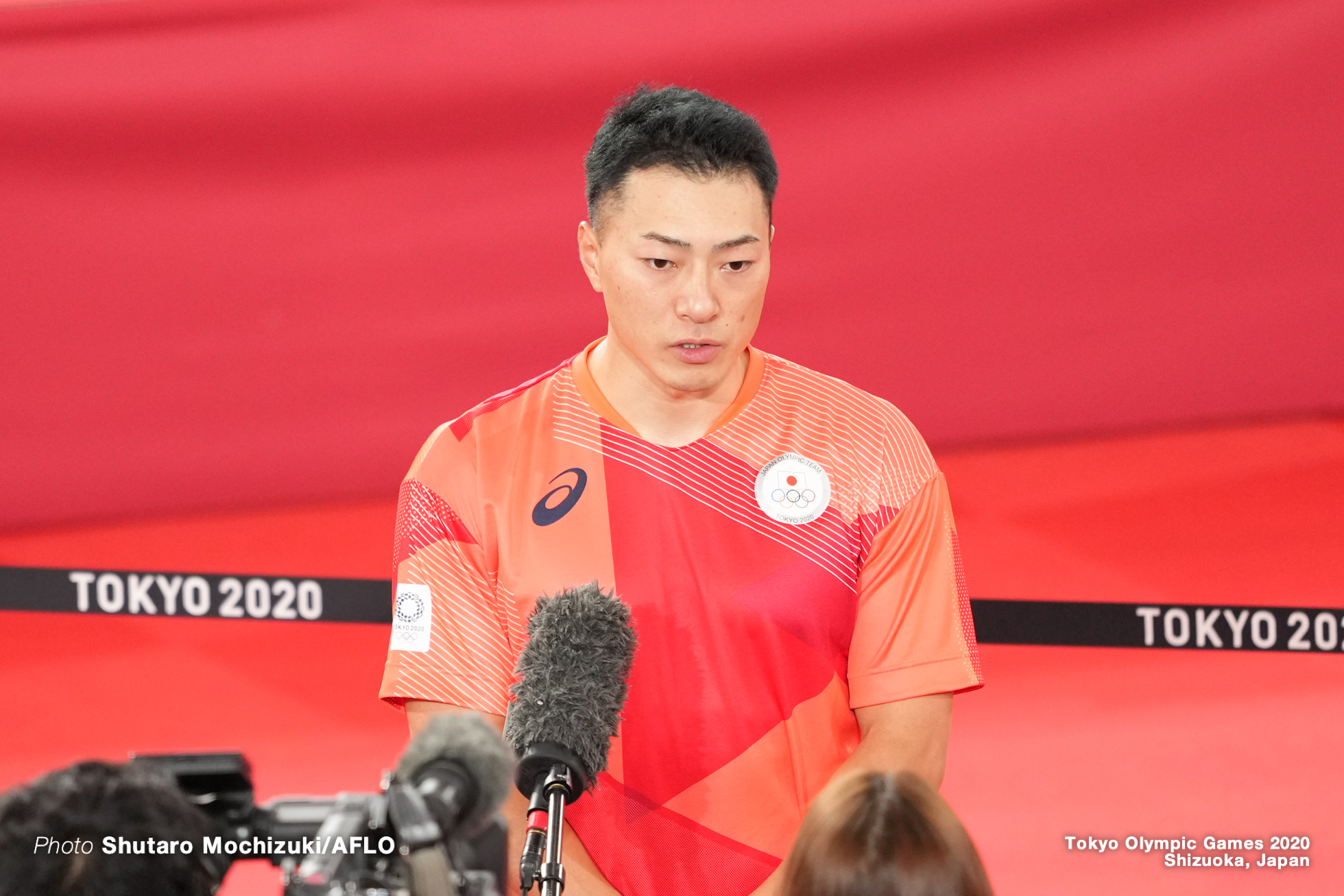 新田祐大 Yudai Nitta (JPN), AUGUST 8, 2021 - Cycling : during the Tokyo 2020 Olympic Games at the Izu Velodrome in Shizuoka, Japan. (Photo by Shutaro Mochizuki/AFLO)