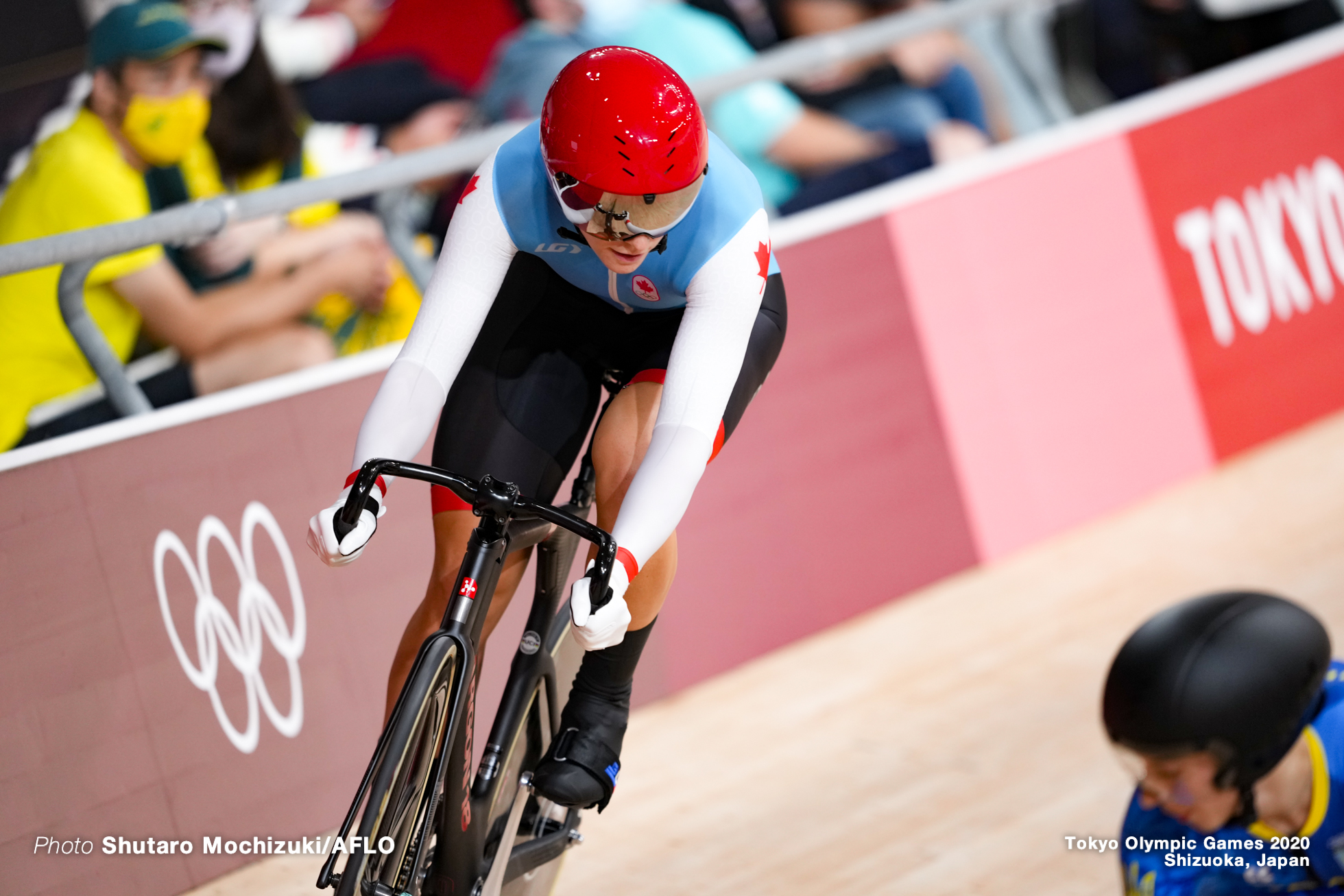 Women's Sprint Final オレナ・スタリコワ Olena Starikova (UKR), ケルシー・ミシェル Kelsey Mitchell (CAN), AUGUST 8, 2021 - Cycling : during the Tokyo 2020 Olympic Games at the Izu Velodrome in Shizuoka, Japan. (Photo by Shutaro Mochizuki/AFLO)