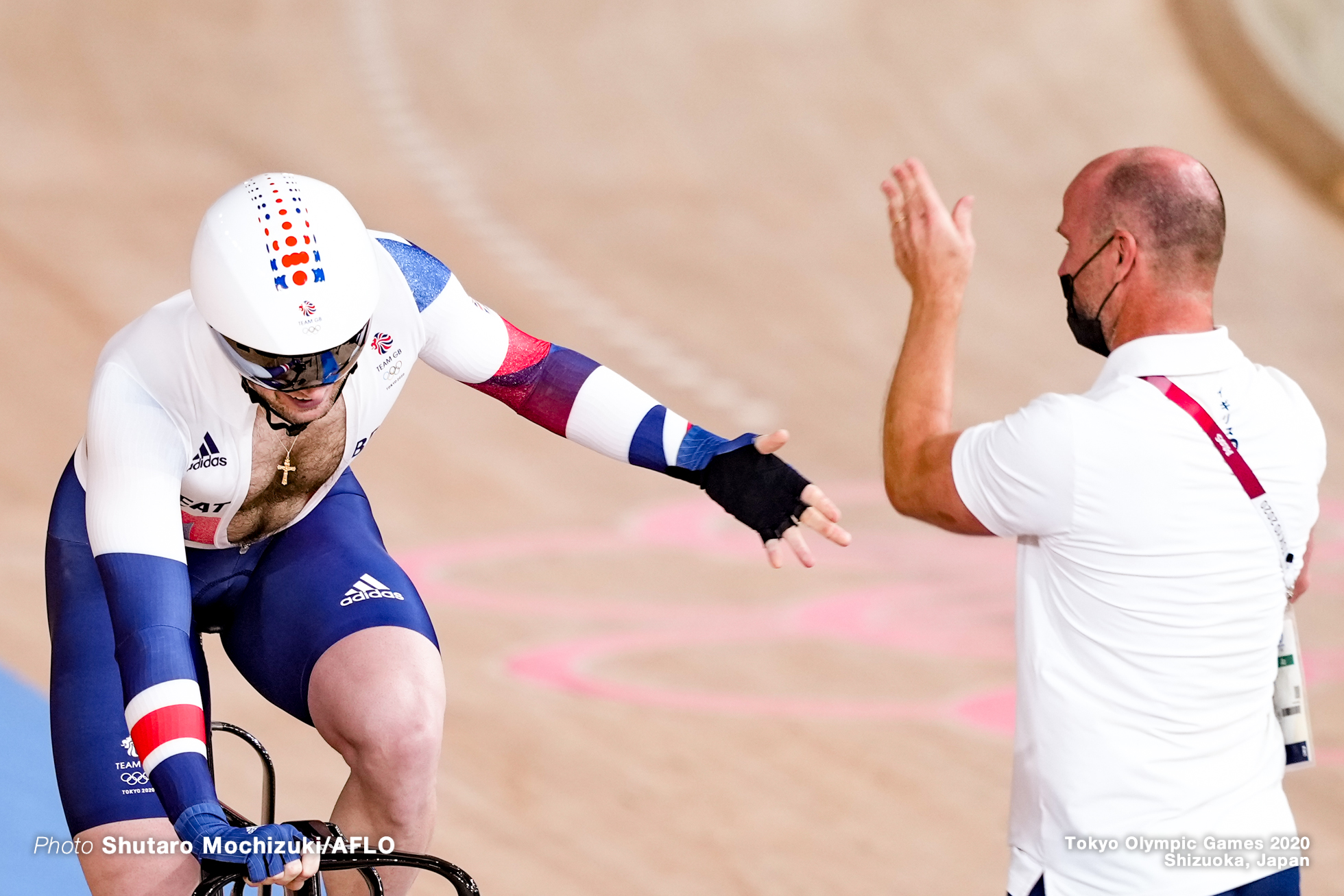 ジェイソン・ケニー Jason Kenny (GBR), Men's Keirin Final 1-6 AUGUST 8, 2021 - Cycling : during the Tokyo 2020 Olympic Games at the Izu Velodrome in Shizuoka, Japan. (Photo by Shutaro Mochizuki/AFLO)