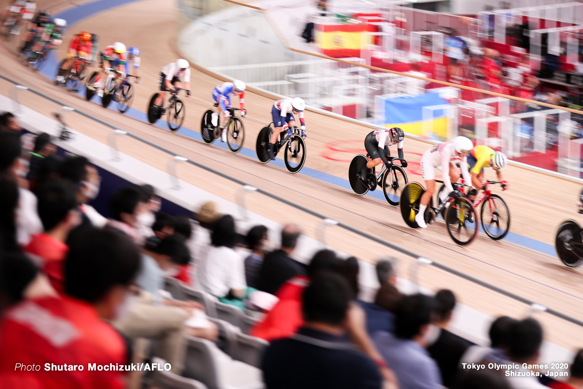 梶原悠未 Yumi Kajihara (JPN), Women's Omnium AUGUST 8, 2021 - Cycling : during the Tokyo 2020 Olympic Games at the Izu Velodrome in Shizuoka, Japan. (Photo by Shutaro Mochizuki/AFLO)