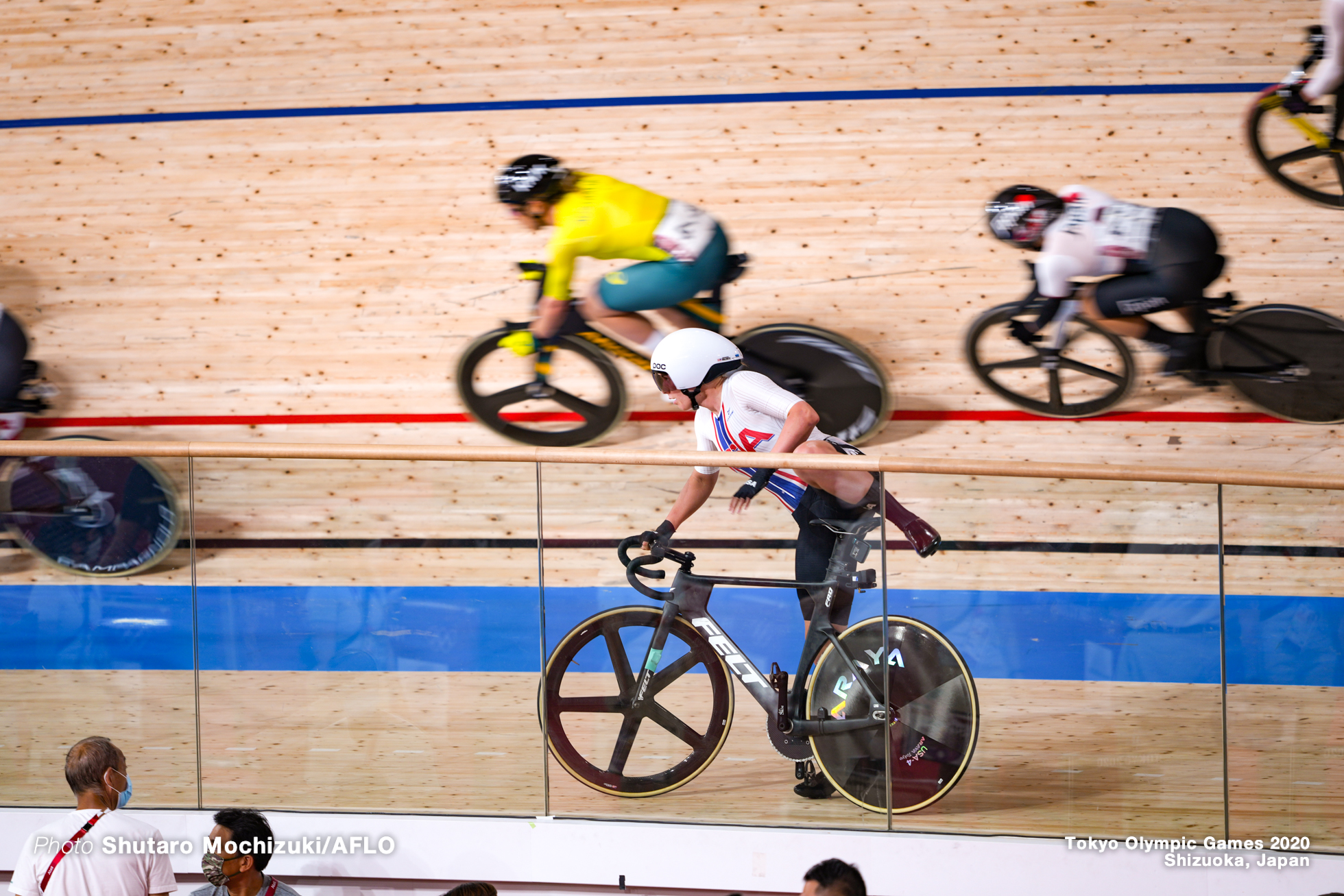 ジェニファー・バレンテ Jennifer Valente (USA), Women's Omnium AUGUST 8, 2021 - Cycling : during the Tokyo 2020 Olympic Games at the Izu Velodrome in Shizuoka, Japan. (Photo by Shutaro Mochizuki/AFLO)