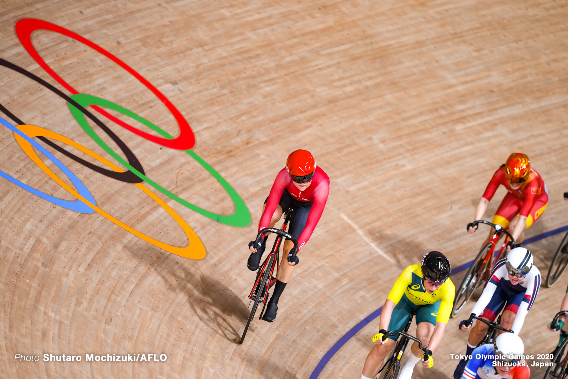 アマリー・ディデリクセン Amalie Dideriksen (DEN), Women's Omnium Elimination Race 3/4 AUGUST 8, 2021 - Cycling : during the Tokyo 2020 Olympic Games at the Izu Velodrome in Shizuoka, Japan. (Photo by Shutaro Mochizuki/AFLO)