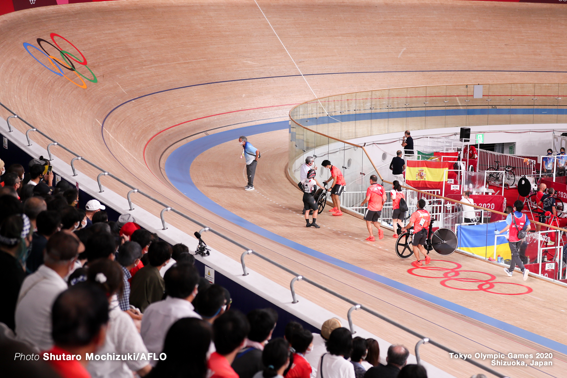 梶原悠未 Yumi Kajihara (JPN), Women's Omnium AUGUST 8, 2021 - Cycling : during the Tokyo 2020 Olympic Games at the Izu Velodrome in Shizuoka, Japan. (Photo by Shutaro Mochizuki/AFLO)