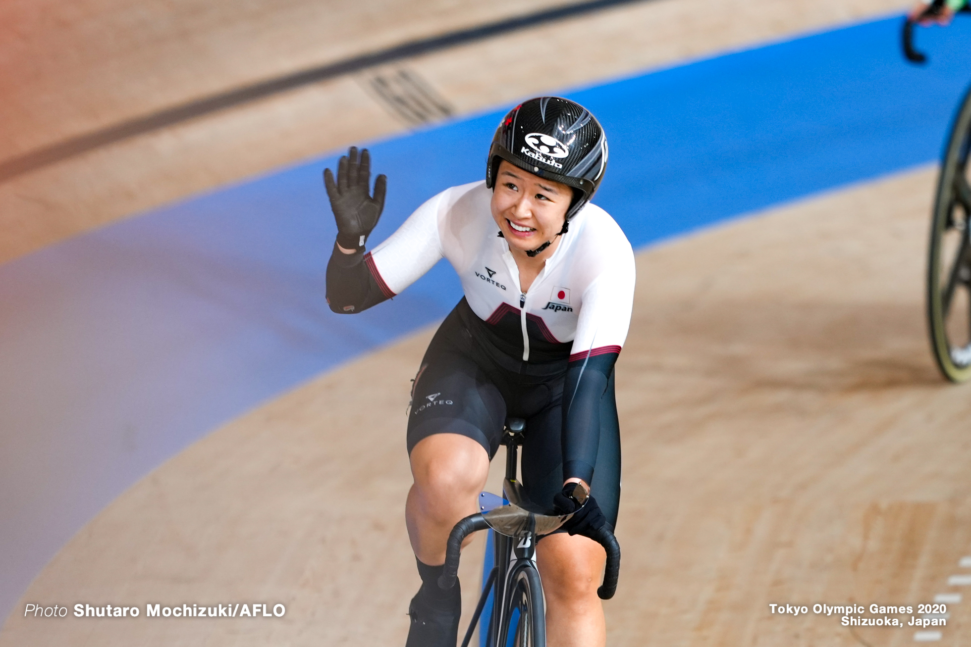 梶原悠未 Yumi Kajihara (JPN), Women's Omnium AUGUST 8, 2021 - Cycling : during the Tokyo 2020 Olympic Games at the Izu Velodrome in Shizuoka, Japan. (Photo by Shutaro Mochizuki/AFLO)