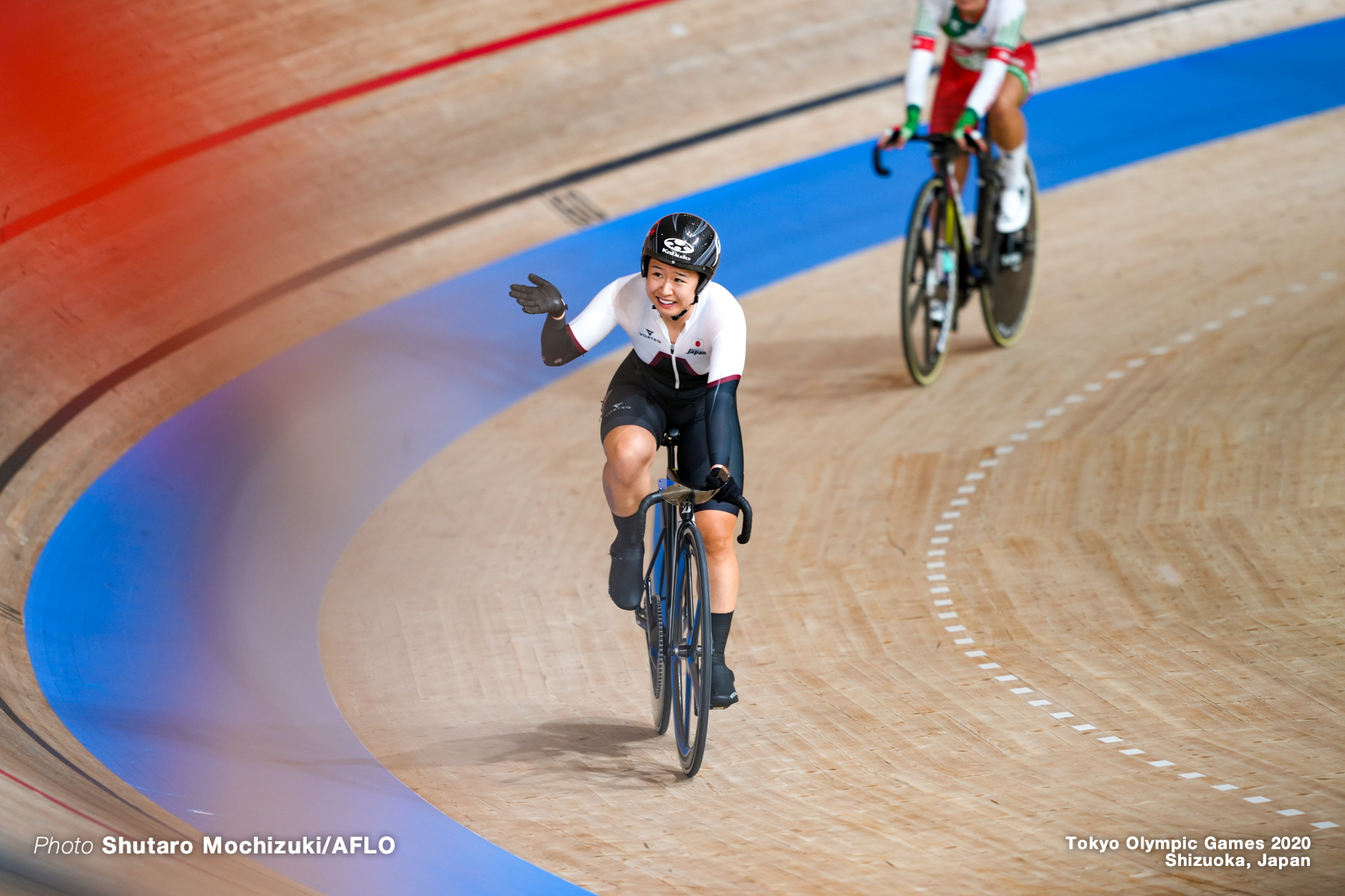 梶原悠未 Yumi Kajihara (JPN), Women's Omnium AUGUST 8, 2021 - Cycling : during the Tokyo 2020 Olympic Games at the Izu Velodrome in Shizuoka, Japan. (Photo by Shutaro Mochizuki/AFLO)