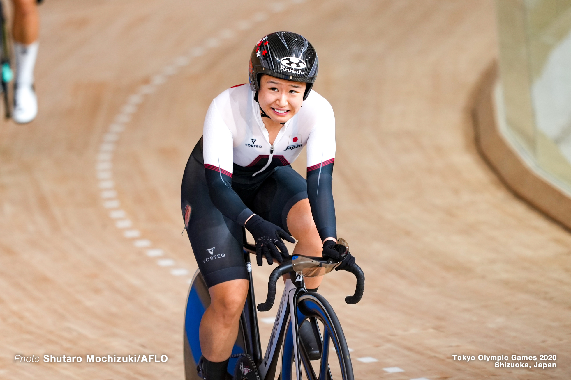 梶原悠未 Yumi Kajihara (JPN), Women's Omnium AUGUST 8, 2021 - Cycling : during the Tokyo 2020 Olympic Games at the Izu Velodrome in Shizuoka, Japan. (Photo by Shutaro Mochizuki/AFLO)