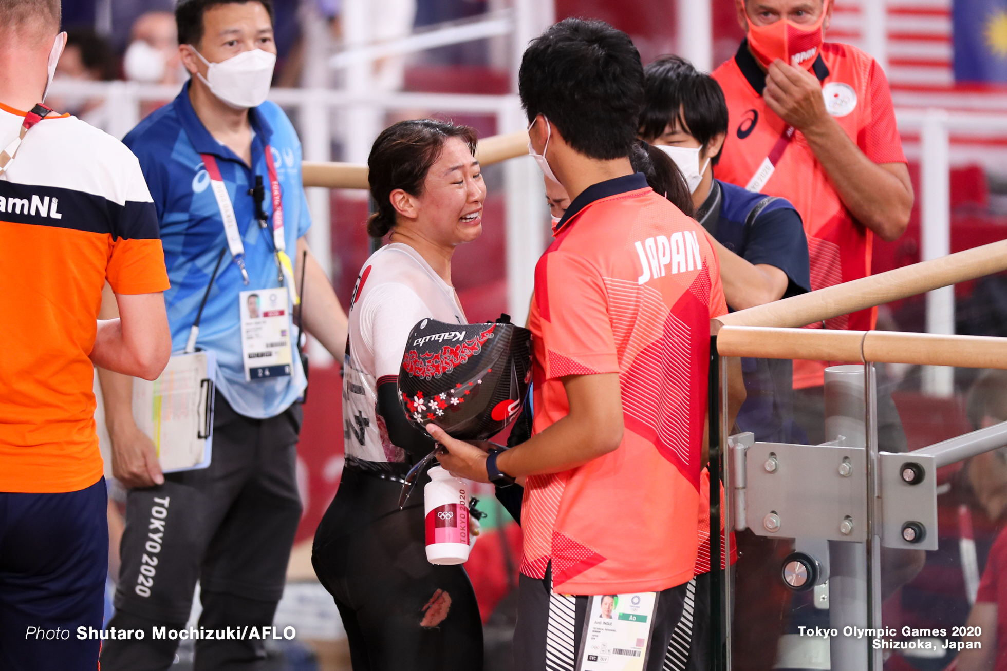 梶原悠未 Yumi Kajihara (JPN), Women's Omnium AUGUST 8, 2021 - Cycling : during the Tokyo 2020 Olympic Games at the Izu Velodrome in Shizuoka, Japan. (Photo by Shutaro Mochizuki/AFLO)