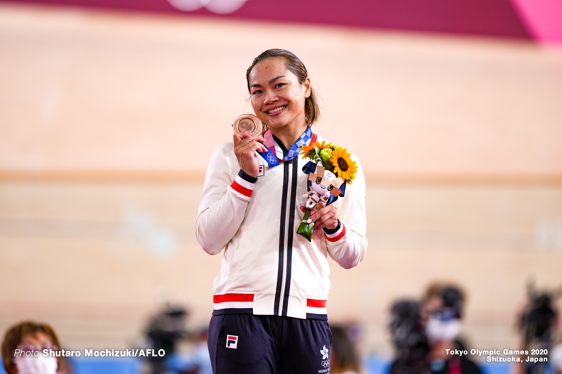 李慧詩 リー・ワイジー Lee Wai Sze (HKG), Women's Sprint Final AUGUST 8, 2021 - Cycling : during the Tokyo 2020 Olympic Games at the Izu Velodrome in Shizuoka, Japan. (Photo by Shutaro Mochizuki/AFLO)