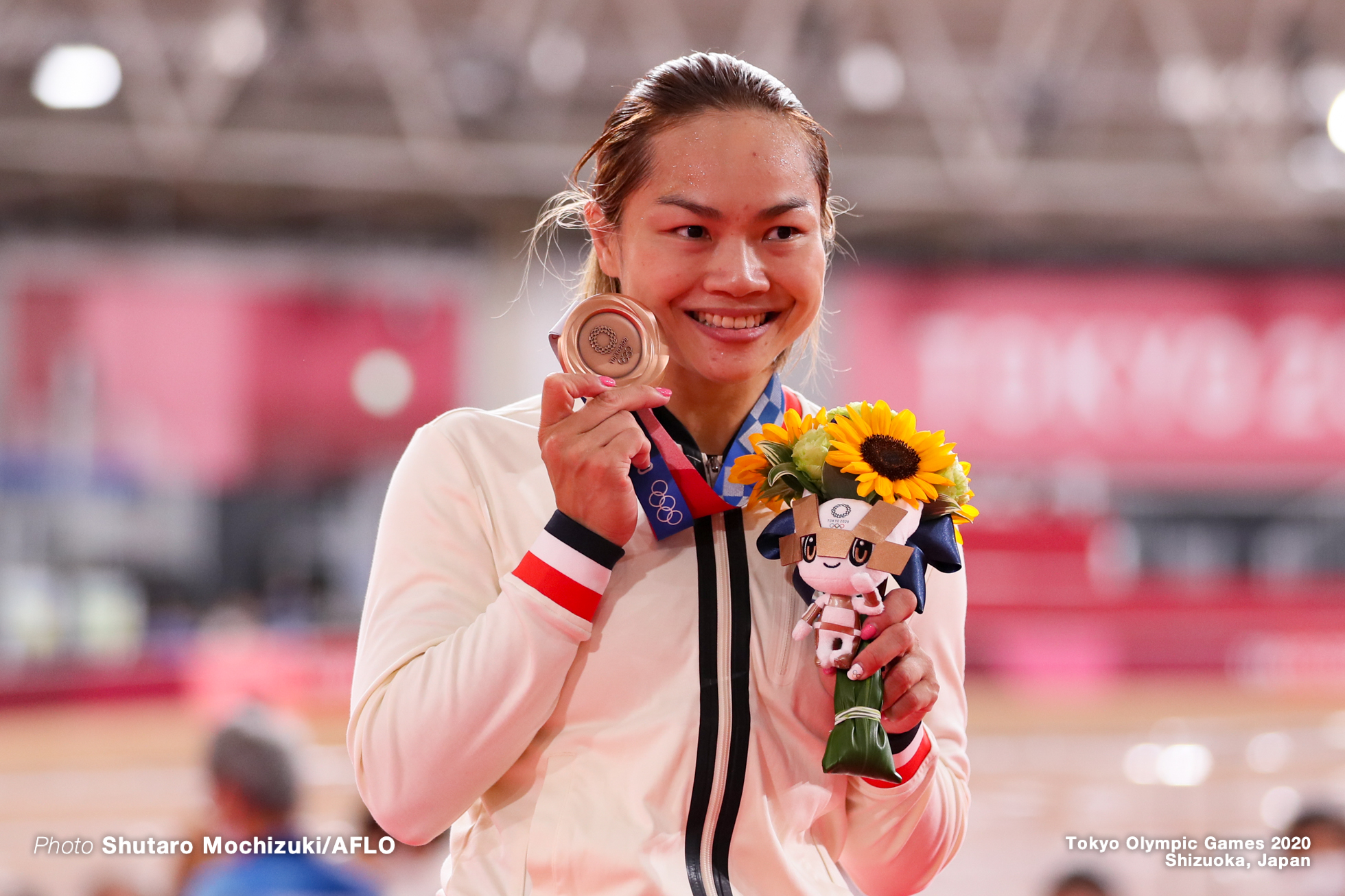 李慧詩 リー・ワイジー Lee Wai Sze (HKG), Women's Sprint Final AUGUST 8, 2021 - Cycling : during the Tokyo 2020 Olympic Games at the Izu Velodrome in Shizuoka, Japan. (Photo by Shutaro Mochizuki/AFLO)