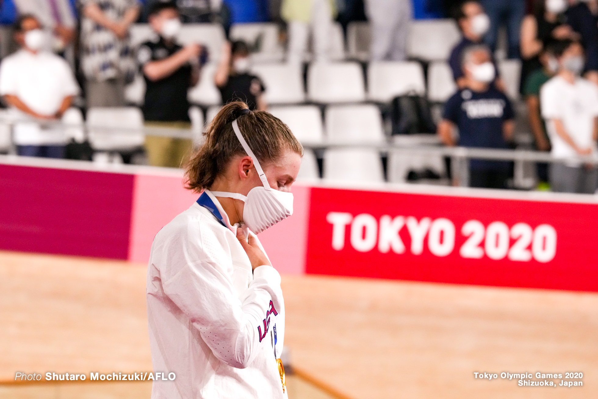 ジェニファー・バレンテ Jennifer Valente (USA), Women's Omnium AUGUST 8, 2021 - Cycling : during the Tokyo 2020 Olympic Games at the Izu Velodrome in Shizuoka, Japan. (Photo by Shutaro Mochizuki/AFLO)