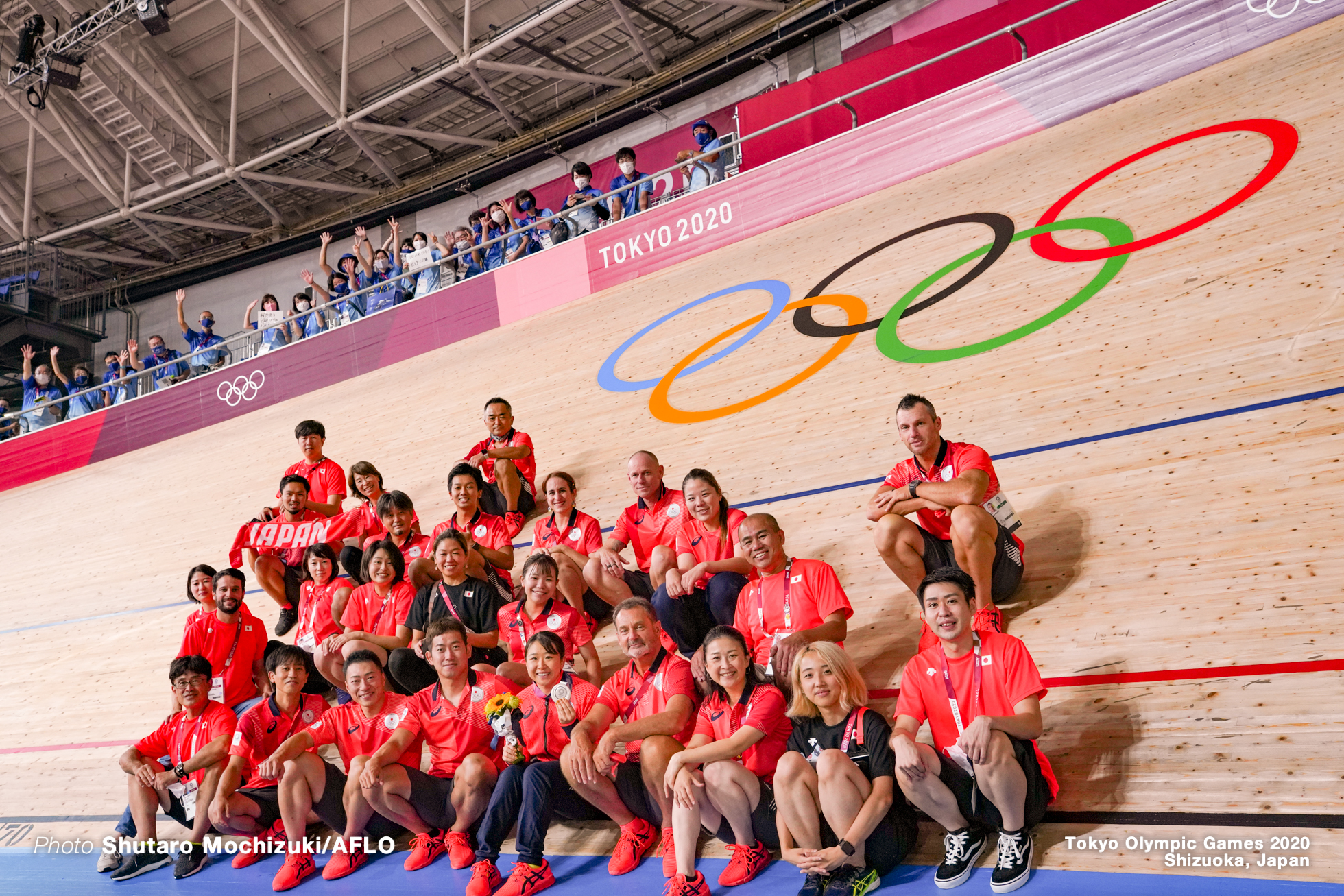 TEAM JAPAN AUGUST 8, 2021 - Cycling : during the Tokyo 2020 Olympic Games at the Izu Velodrome in Shizuoka, Japan. (Photo by Shutaro Mochizuki/AFLO)