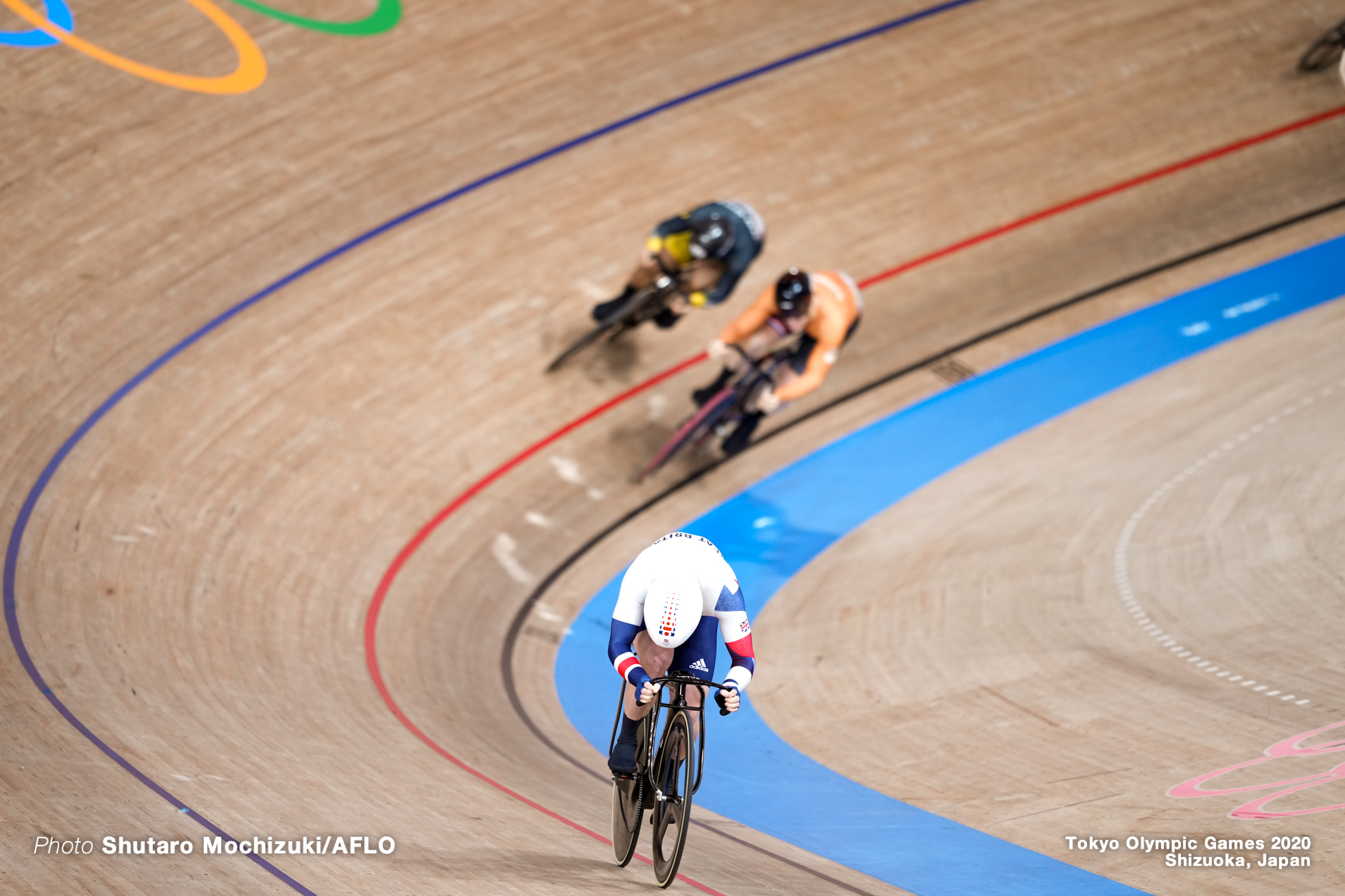 ジェイソン・ケニー Jason Kenny (GBR), Men's Keirin Final 1-6 AUGUST 8, 2021 - Cycling : during the Tokyo 2020 Olympic Games at the Izu Velodrome in Shizuoka, Japan. (Photo by Shutaro Mochizuki/AFLO)