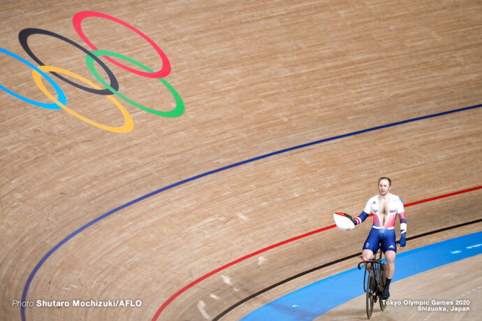 ジェイソン・ケニー Jason Kenny (GBR), Men's Keirin Final 1-6 AUGUST 8, 2021 - Cycling : during the Tokyo 2020 Olympic Games at the Izu Velodrome in Shizuoka, Japan. (Photo by Shutaro Mochizuki/AFLO)