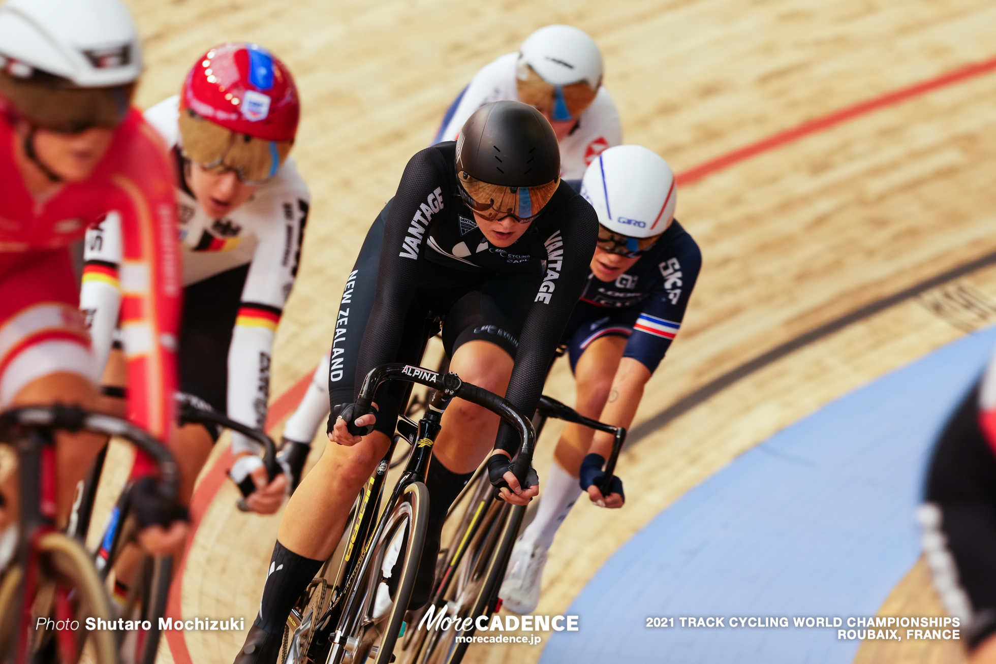 Women's Omnium Qualifying Heat 1 / 2021 Track Cycling World Championships, Roubaix, WOLLASTON Ally（NZL）アライ・ウォーラストン, COPPONI Clara（FRA）クララ・コッポニ