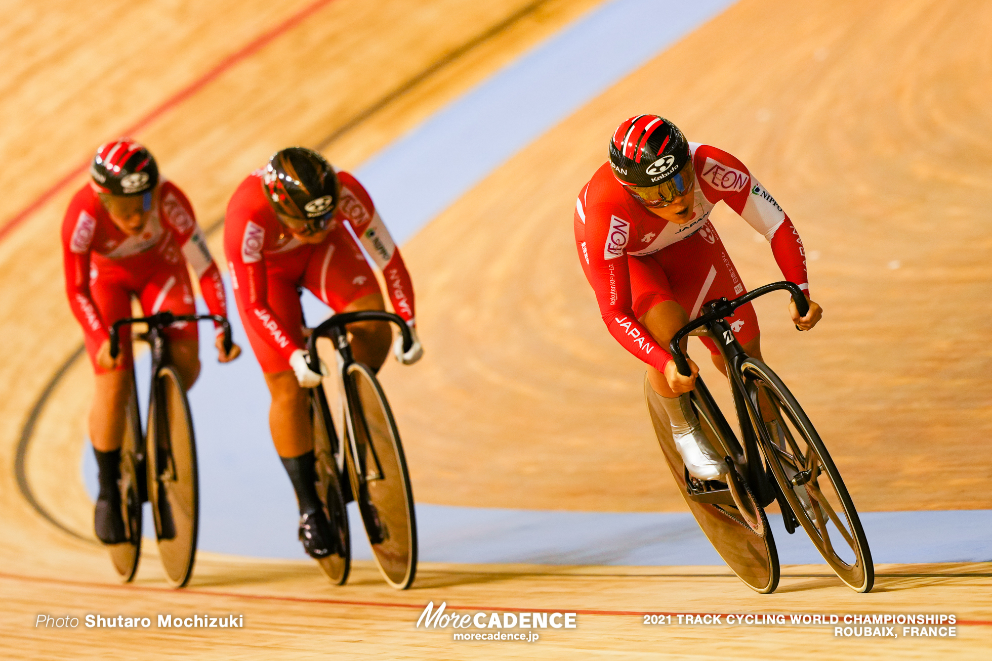 梅川風子 太田りゆ 佐藤水菜 Women's Team Sprint Qualifying / 2021 Track Cycling World Championships, Roubaix,Umekawa Fuko（JPN）梅川風子, Ohta Riyu（JPN）太田りゆ, Sato Mina（JPN）佐藤水菜