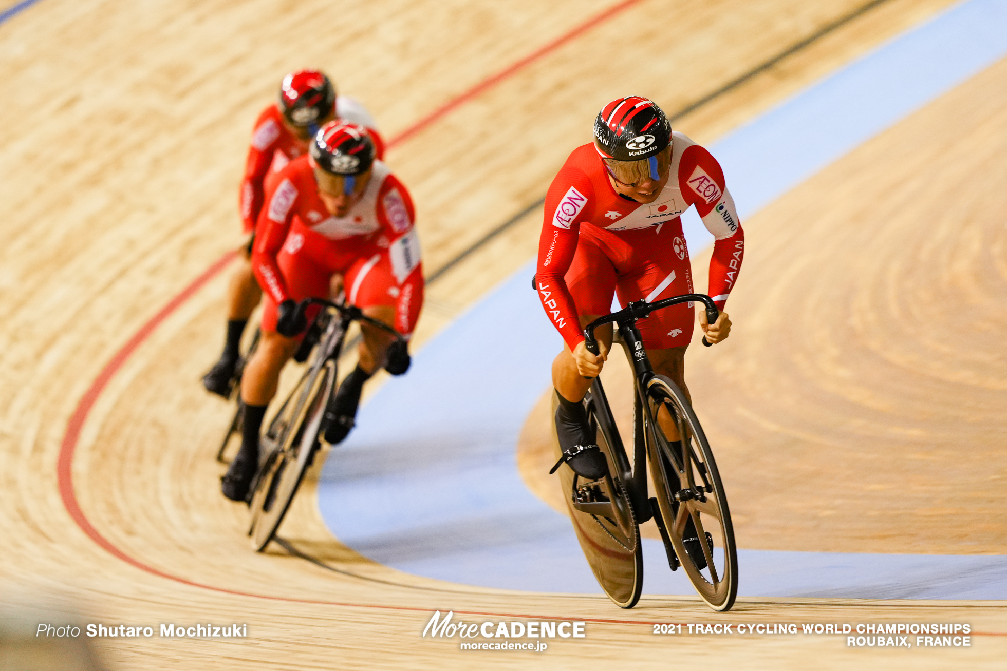 Men's Team Sprint / 2021 Track Cycling World Championships, Roubaix, 小原佑太（JPN）, 寺崎浩平（JPN）, 山﨑賢人（JPN）