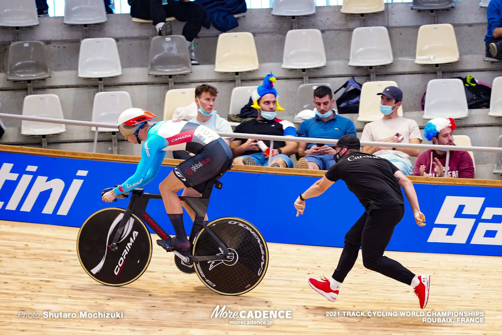 Men's Sprint Qualifying / 2021 Track Cycling World Championships, Roubaix, WAMMES Nick（CAN）ニック・ワメス