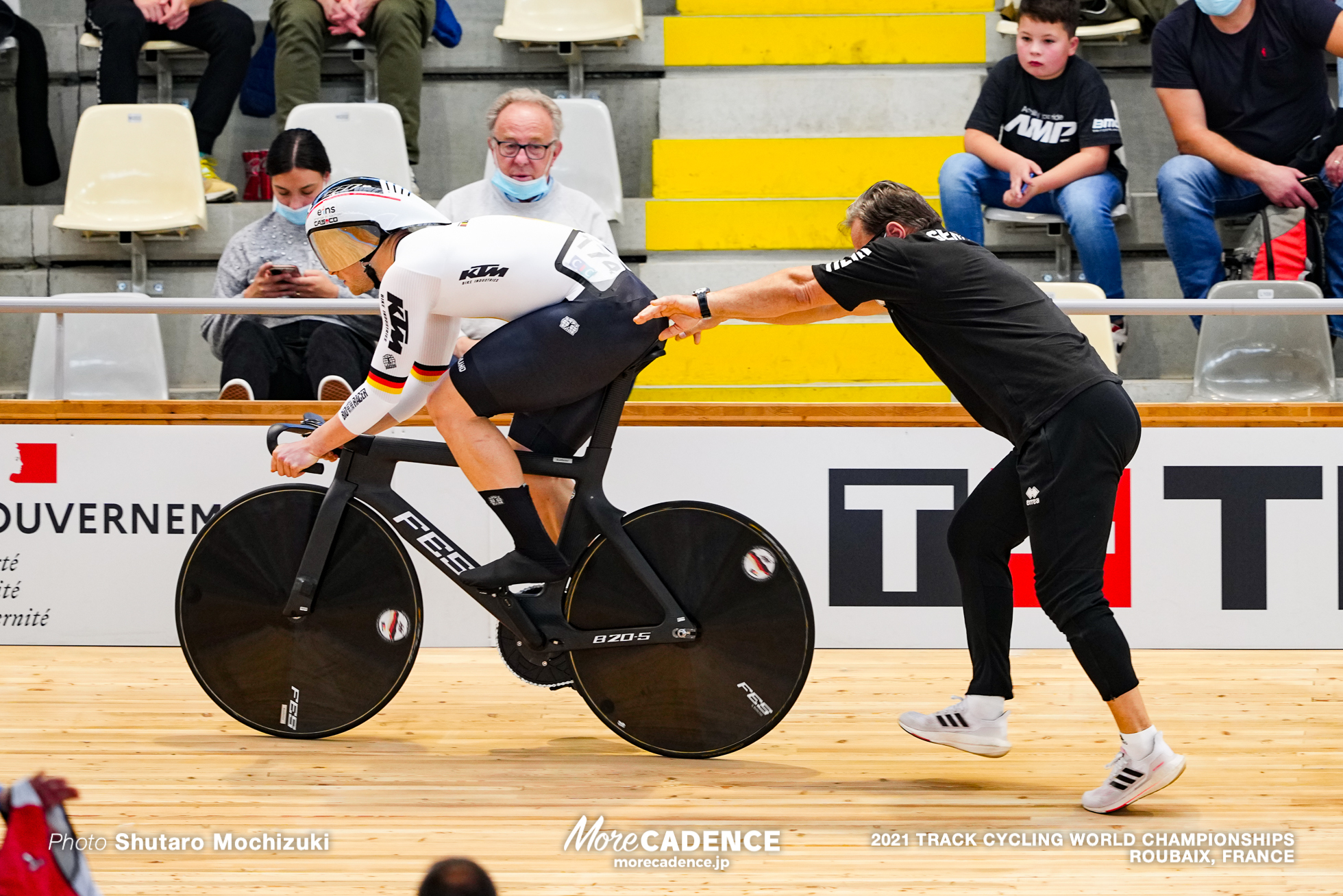 Men's Sprint Qualifying / 2021 Track Cycling World Championships, Roubaix, BOETTICHER Stefan（GER）シュテファン・ボティシャー