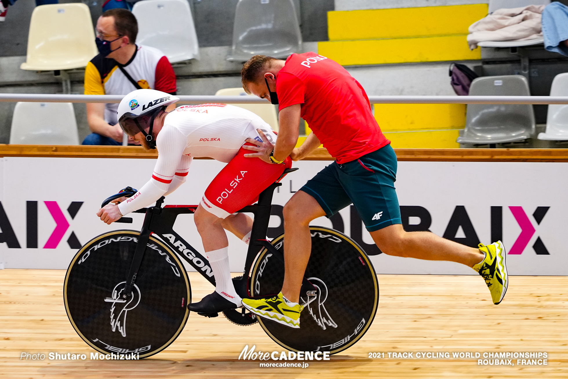 Men's Sprint Qualifying / 2021 Track Cycling World Championships, Roubaix, ROCHNA Daniel（POL）ダニエル・ロチュナ