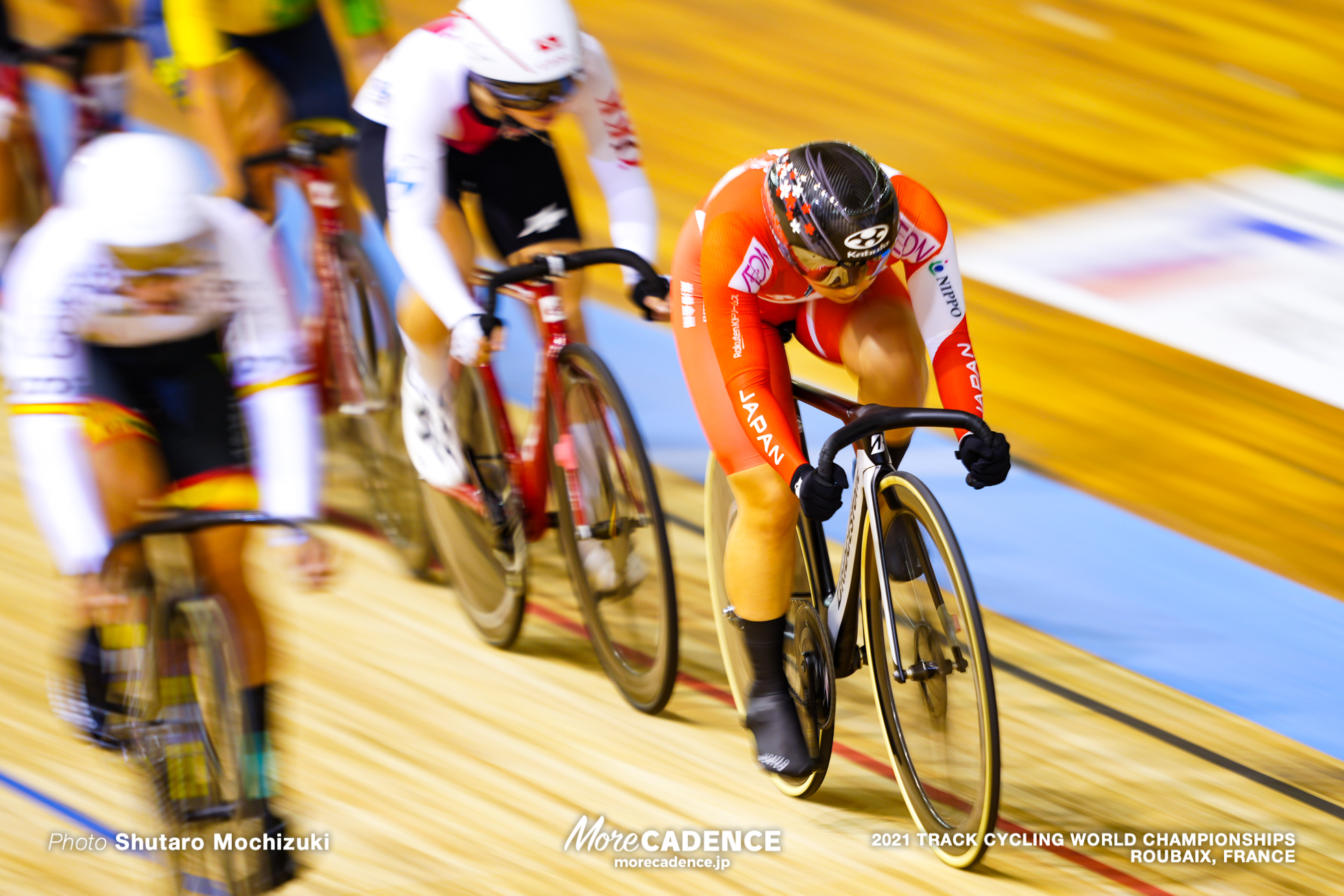 Women's Scratch / 2021 Track Cycling World Championships, Roubaix, 梶原悠未（JPN）