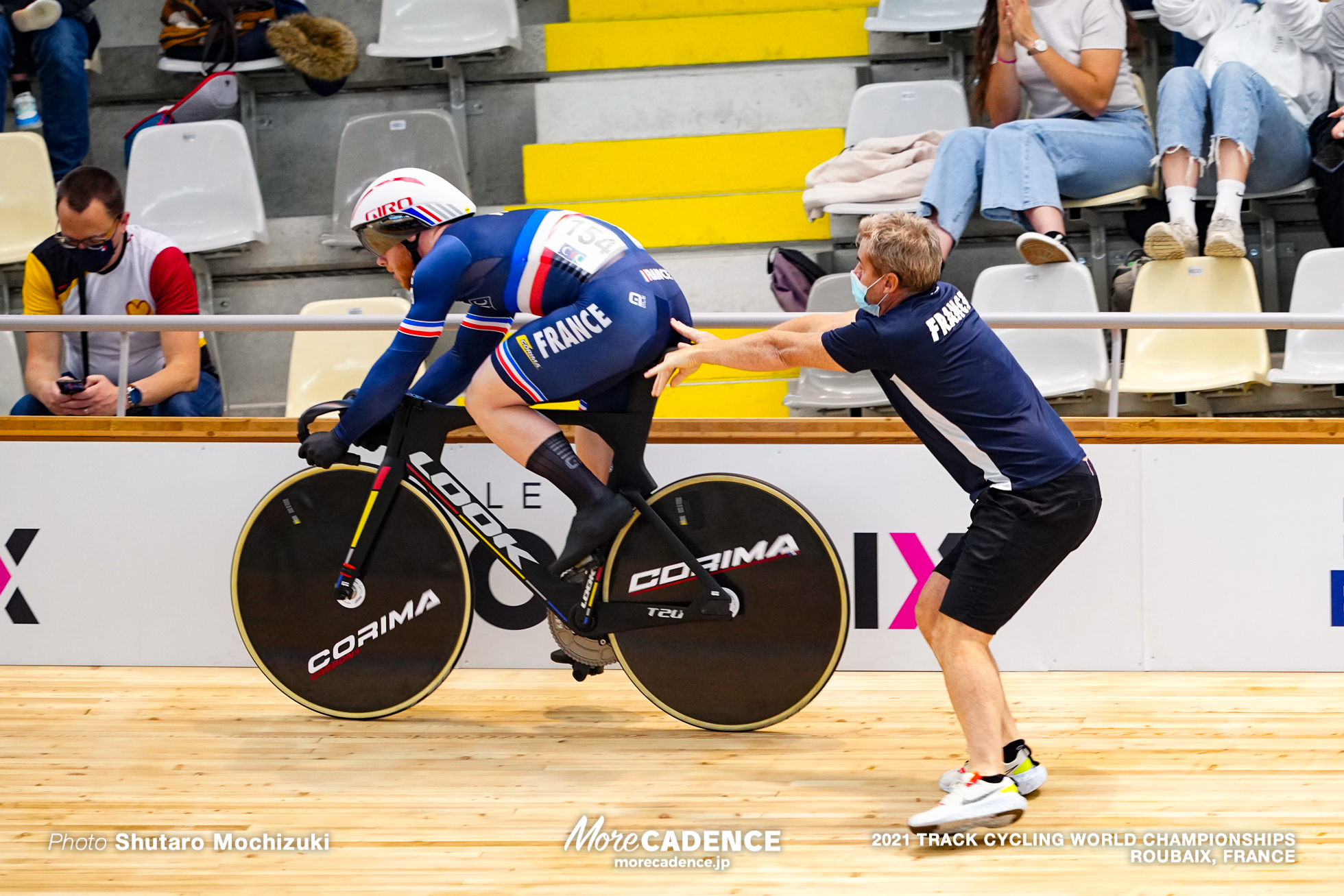 Men's Sprint Qualifying / 2021 Track Cycling World Championships, Roubaix, VIGIER Sebastien（FRA）セバスチャン・ビジエ