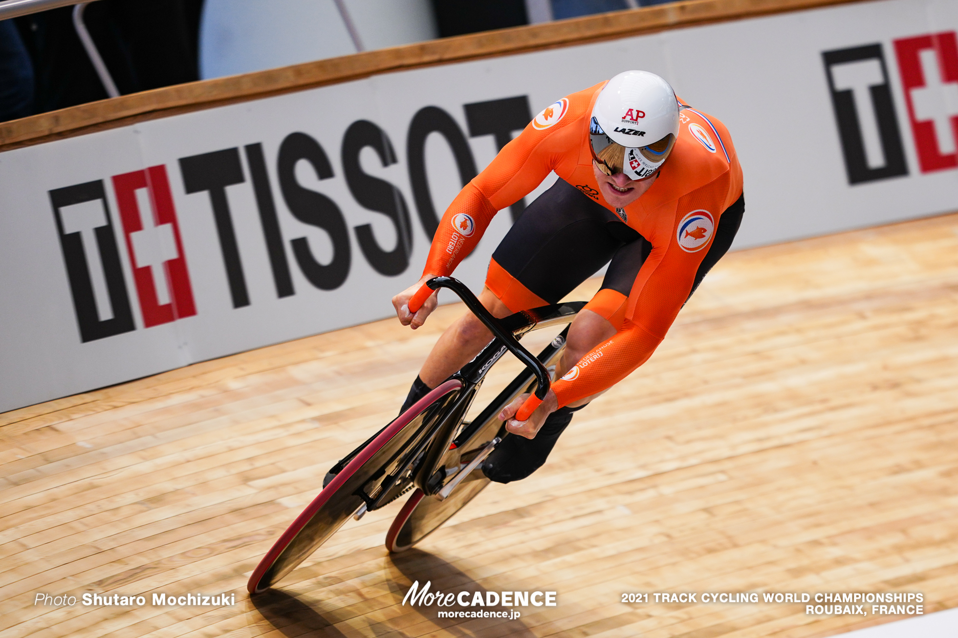 Men's Sprint Qualifying / 2021 Track Cycling World Championships, Roubaix, HOOGLAND Jeffrey（NED）ジェフリー・ホーフラント