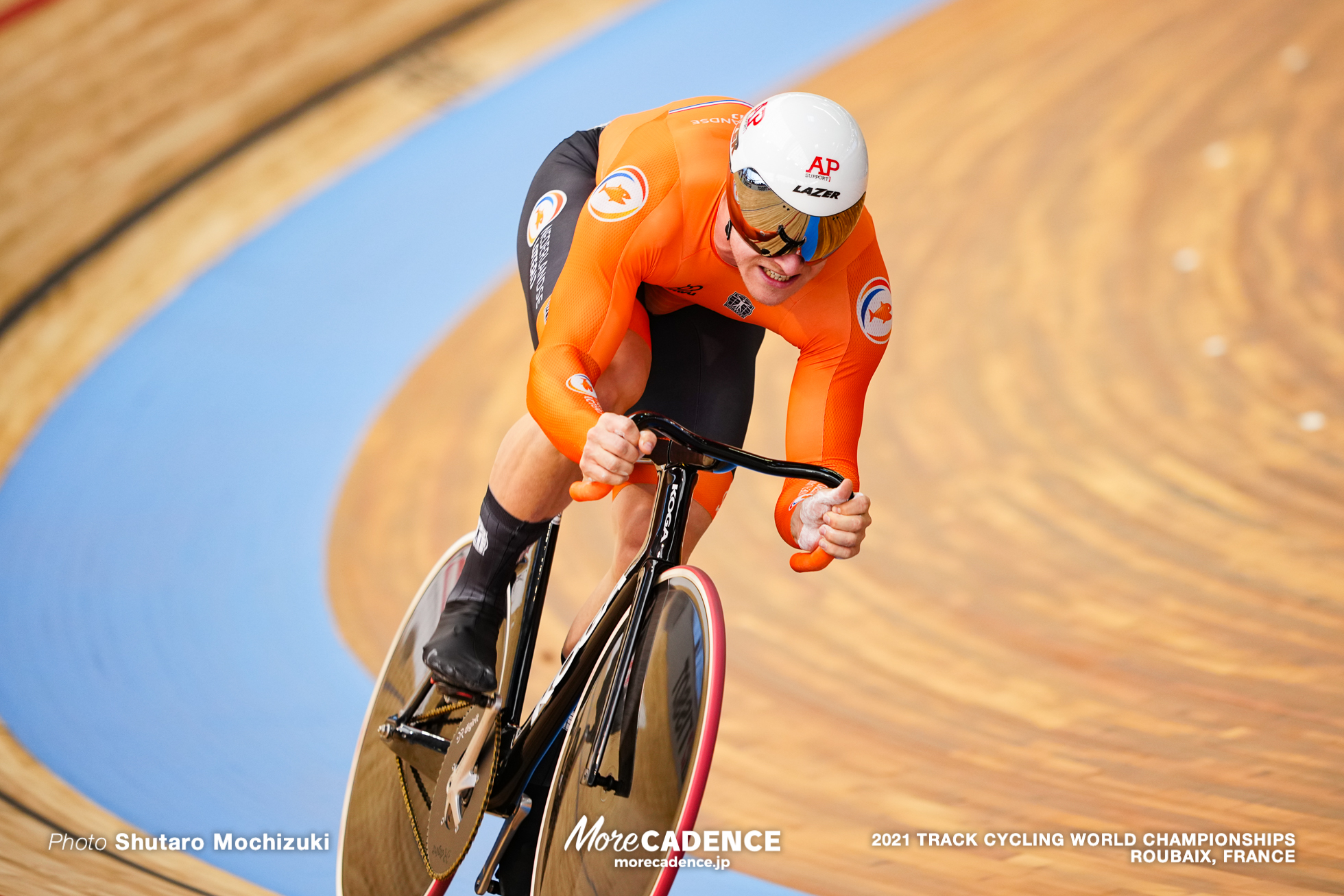 Men's Sprint Qualifying / 2021 Track Cycling World Championships, Roubaix, HOOGLAND Jeffrey（NED）ジェフリー・ホーフラント