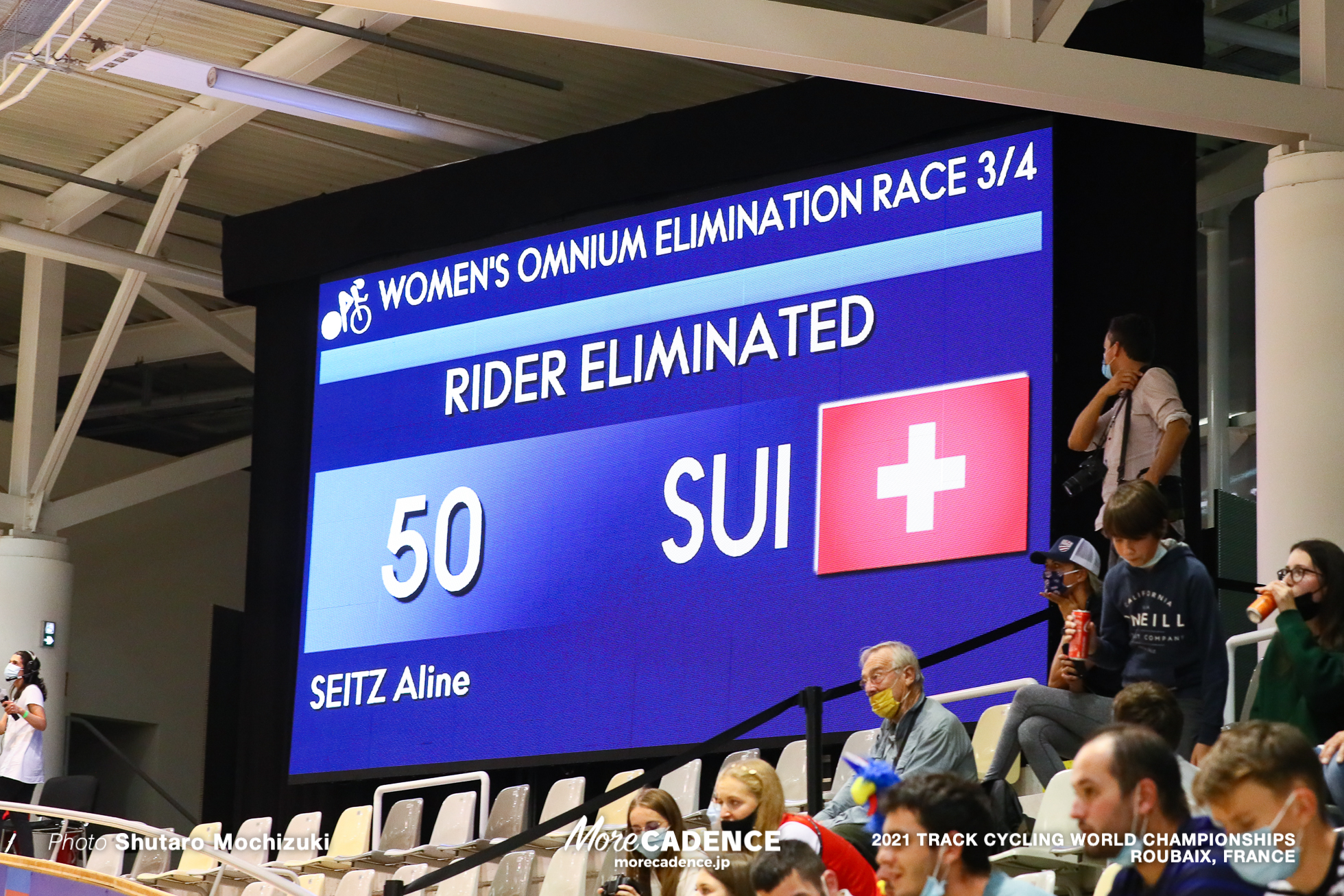 Women's Omnium Elimination / 2021 Track Cycling World Championships, Roubaix, SEITZ Aline（SUI）アリーン・ザイツ