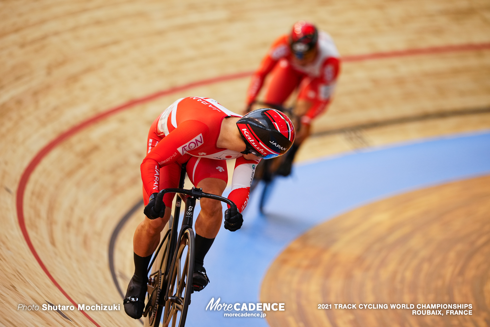 Men's Sprint 1/16 Finals / 2021 Track Cycling World Championships, Roubaix, TERASAKI Kohei（JPN）寺崎浩平, YAMASAKI Kento（JPN）山﨑賢人