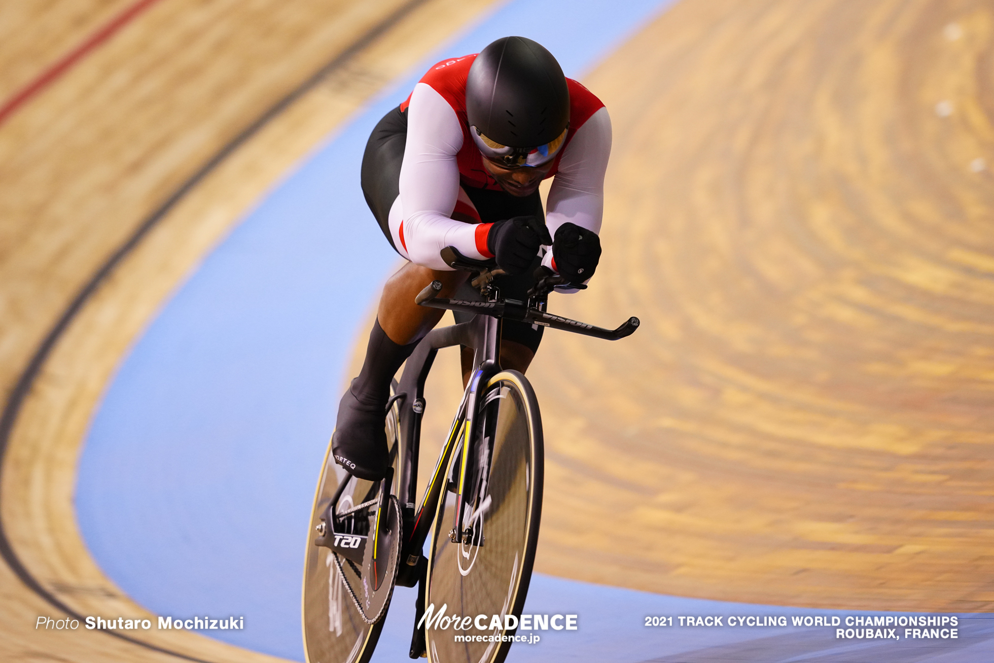 Men's 1km Time Trial Finals / 2021 Track Cycling World Championships, Roubaix, PAUL Nicholas（TTO）ニコラス・ポール