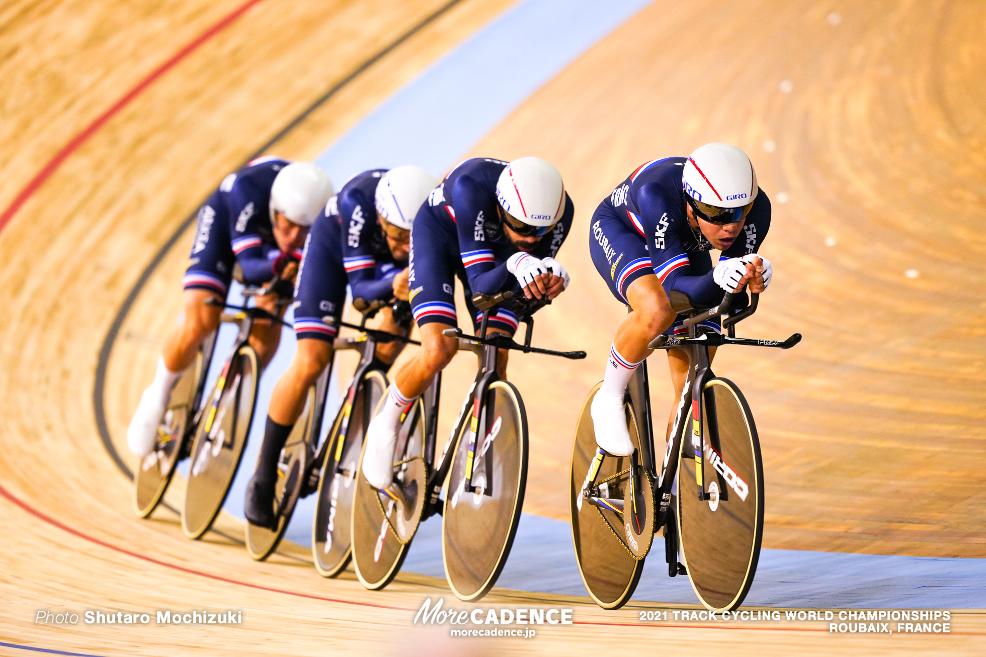 Men's Team Pursuit / 2021 Track Cycling World Championships, Roubaix, Boudat Thomas（FRA）トマ・ブダ, Denis Thomas（FRA）トーマス・ドゥニス, Tabellion Valentin（FRA）バレンティン・タベリオン, Thomas Benjamin（FRA）ベンジャミン・トマ