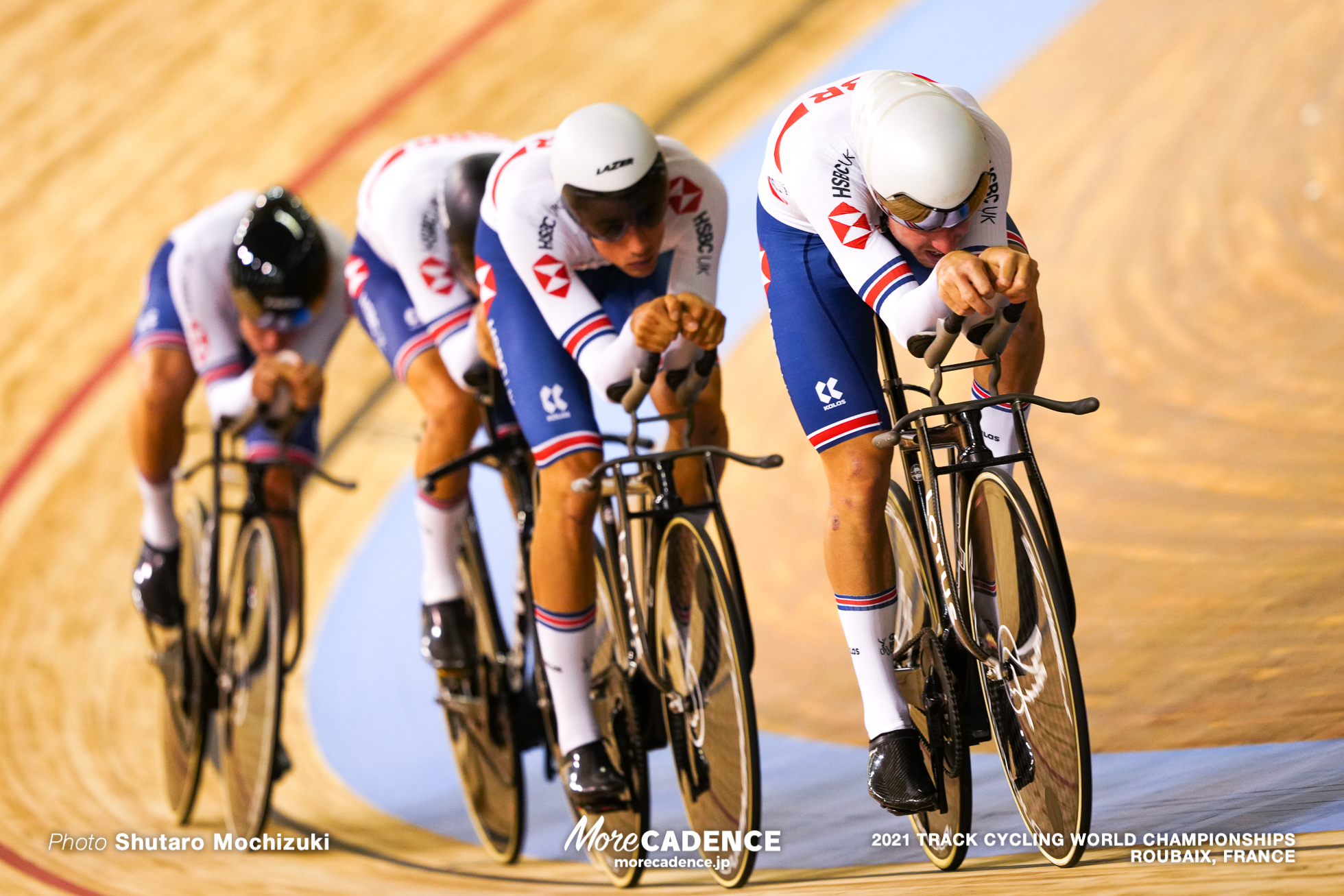 Men's Team Pursuit / 2021 Track Cycling World Championships, Roubaix, Hayter Ethan（GBR）イーサン・ハイター, Vernon Ethan（GBR）イーサン・バーノン, Emadi Kian（GBR）キアン・エマディ, Wood Oliver（GBR）オリバー・ウッド