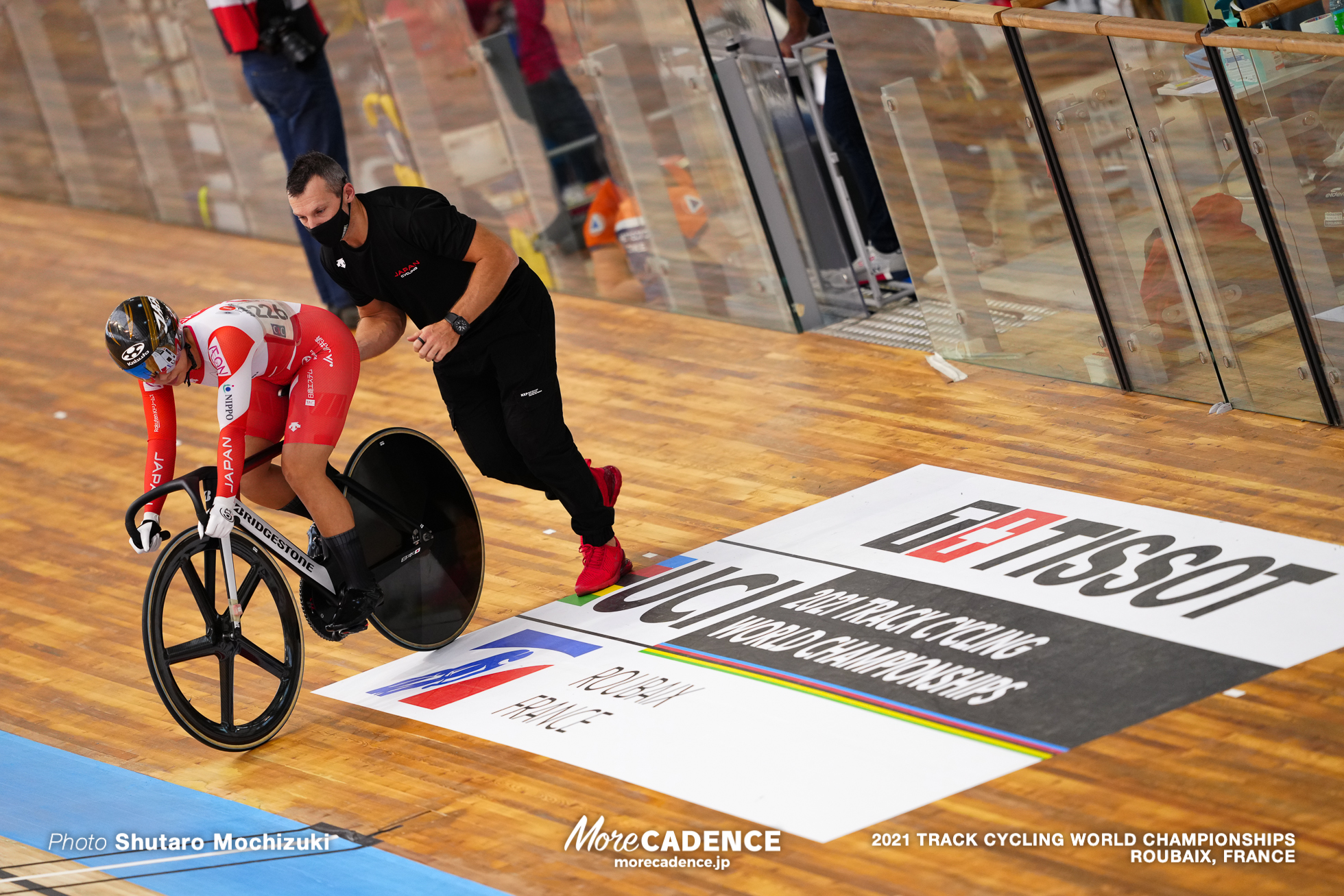 Women's Sprint 1/8 Finals / 2021 Track Cycling World Championships, Roubaix, OHTA Riyu（JPN）太田りゆ