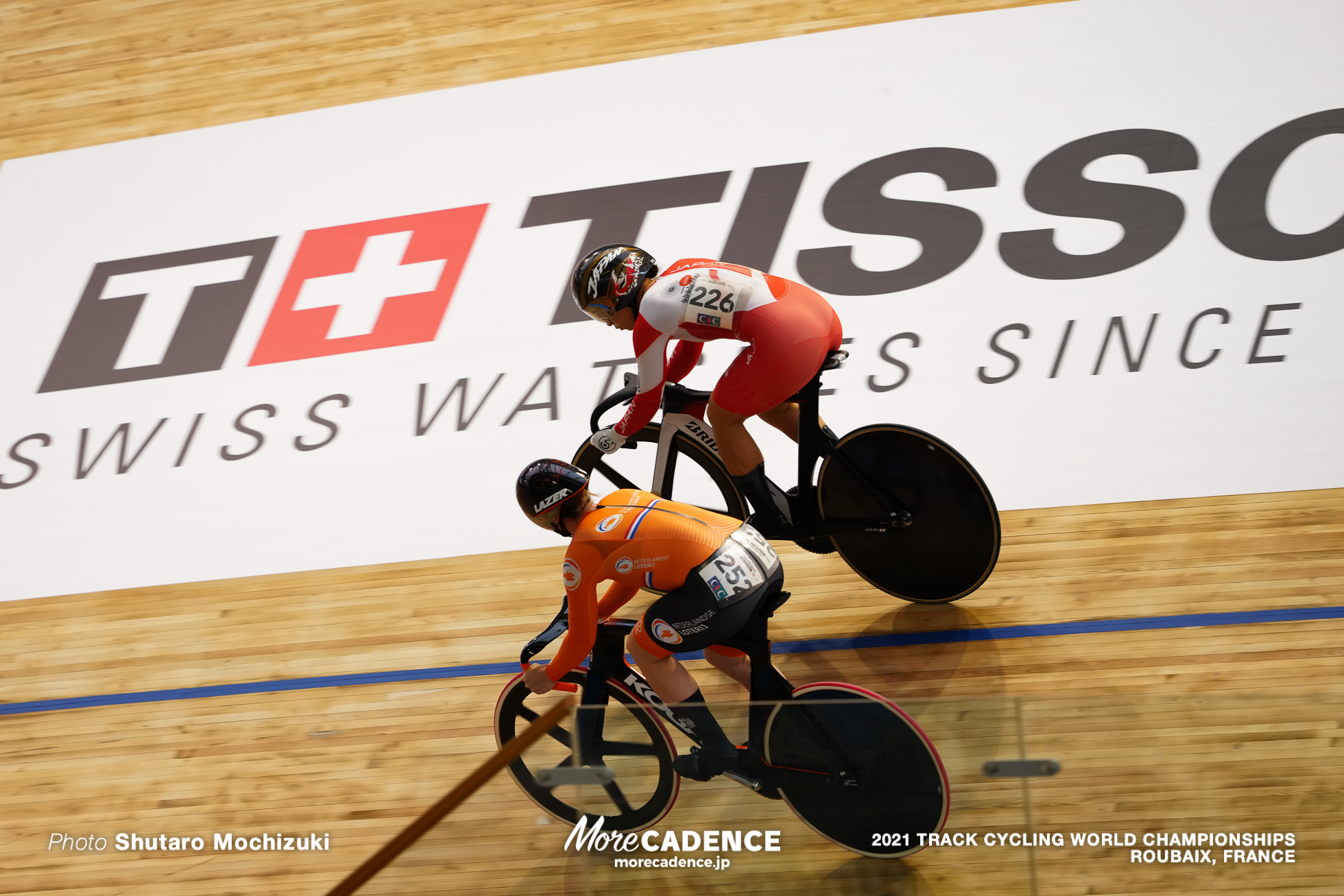 Women's Sprint 1/8 Finals / 2021 Track Cycling World Championships, Roubaix, OHTA Riyu（JPN）太田りゆ, BRASPENNINCX Shanne（NED）シェーン・ブラスペニンクス