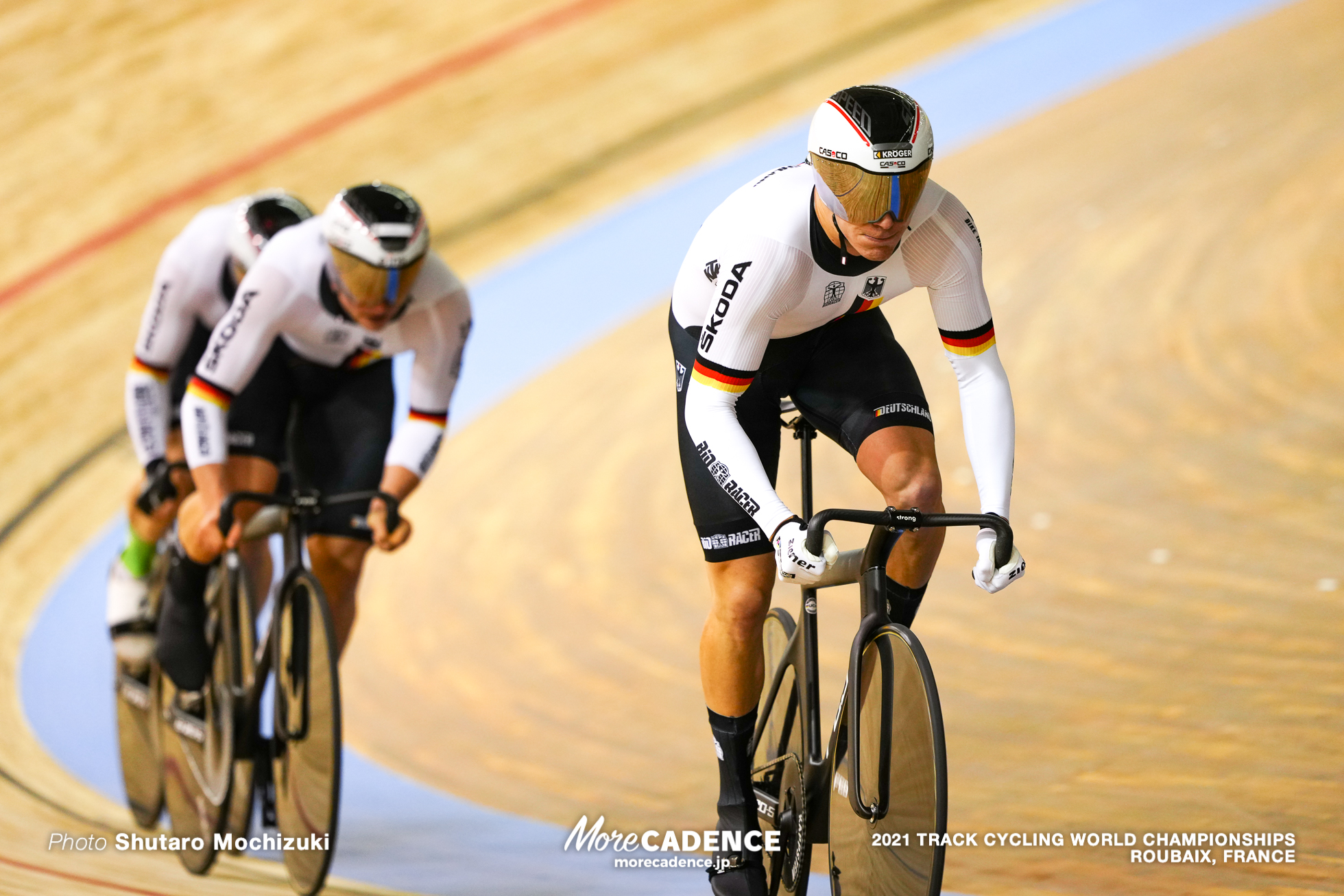 Men's Team Sprint / 2021 Track Cycling World Championships, Roubaix, Schroeter Nik（GER）ニック・シュレーター, Boetticher Stefan（GER）シュテファン・ボティシャー, Eilers Joachim（GER）ヨアヒム・アイラース