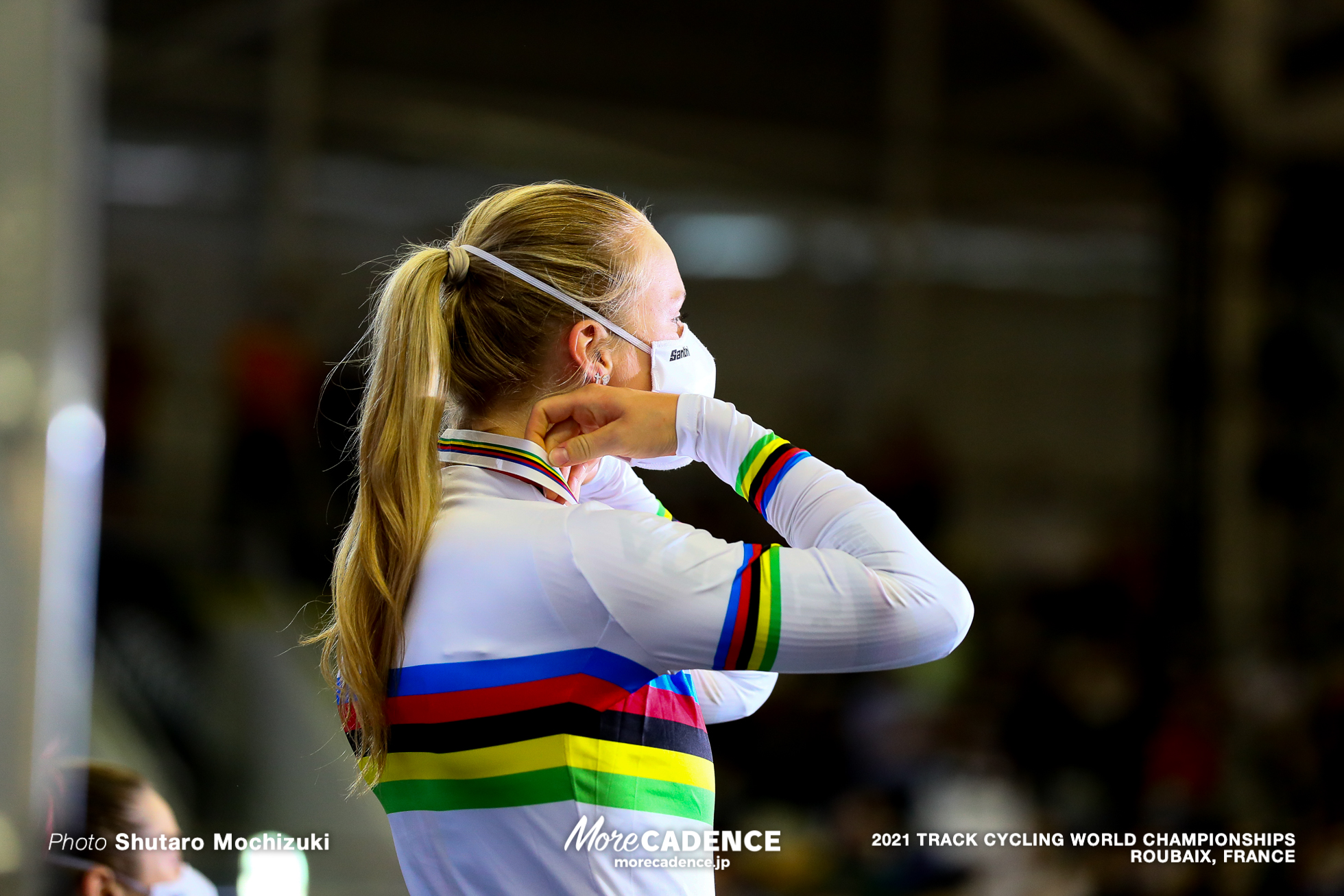 Women's 500m Time Trial Podium / 2021 Track Cycling World Championships, Roubaix, FRIEDRICH Lea Sophie（GER）リー ソフィー・フリードリッヒ