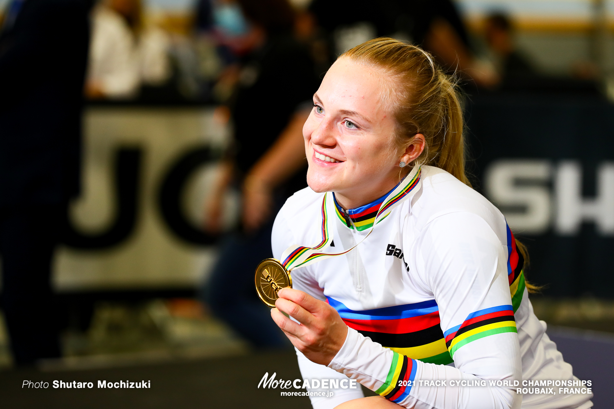 Women's 500m Time Trial Podium / 2021 Track Cycling World Championships, Roubaix, FRIEDRICH Lea Sophie（GER）リー ソフィー・フリードリッヒ