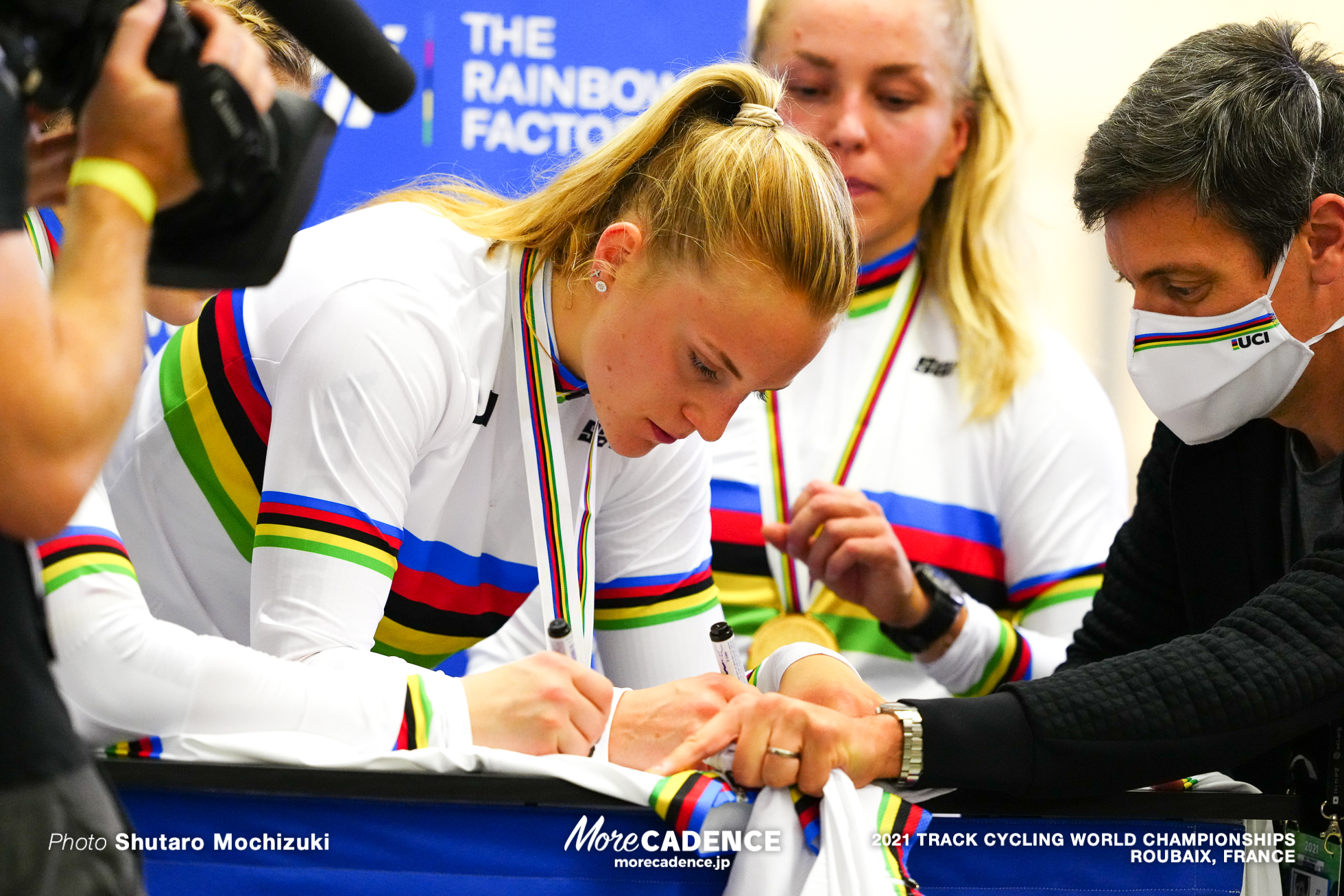 Women's Team Sprint / 2021 Track Cycling World Championships, Roubaix,Friedrich Lea Sophie（GER）リー ソフィー・フリードリッヒ, Hinze Emma（GER）エマ・ヒンツェ